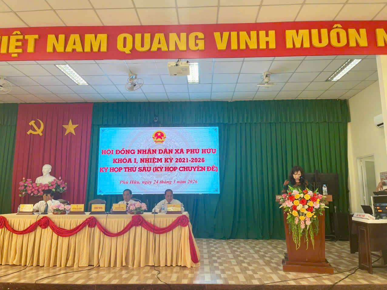 Phú Hữu: tổ chức thành công kỳ họp thứ sáu Hội đồng nhân dân xã nhiệm kỳ 2021-2026 - Dấu ấn một nhiệm kỳ đổi mới