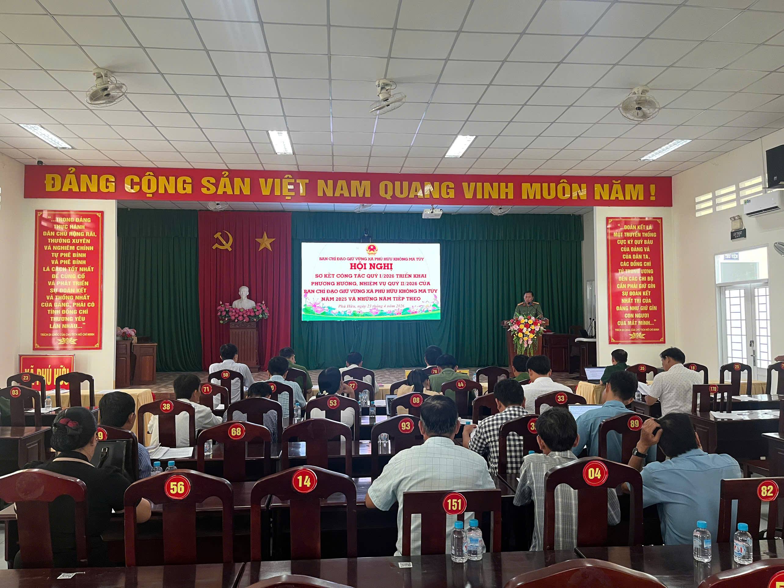 Phú Hữu quyết tâm giữ vững danh hiệu “xã không ma túy” năm 2026