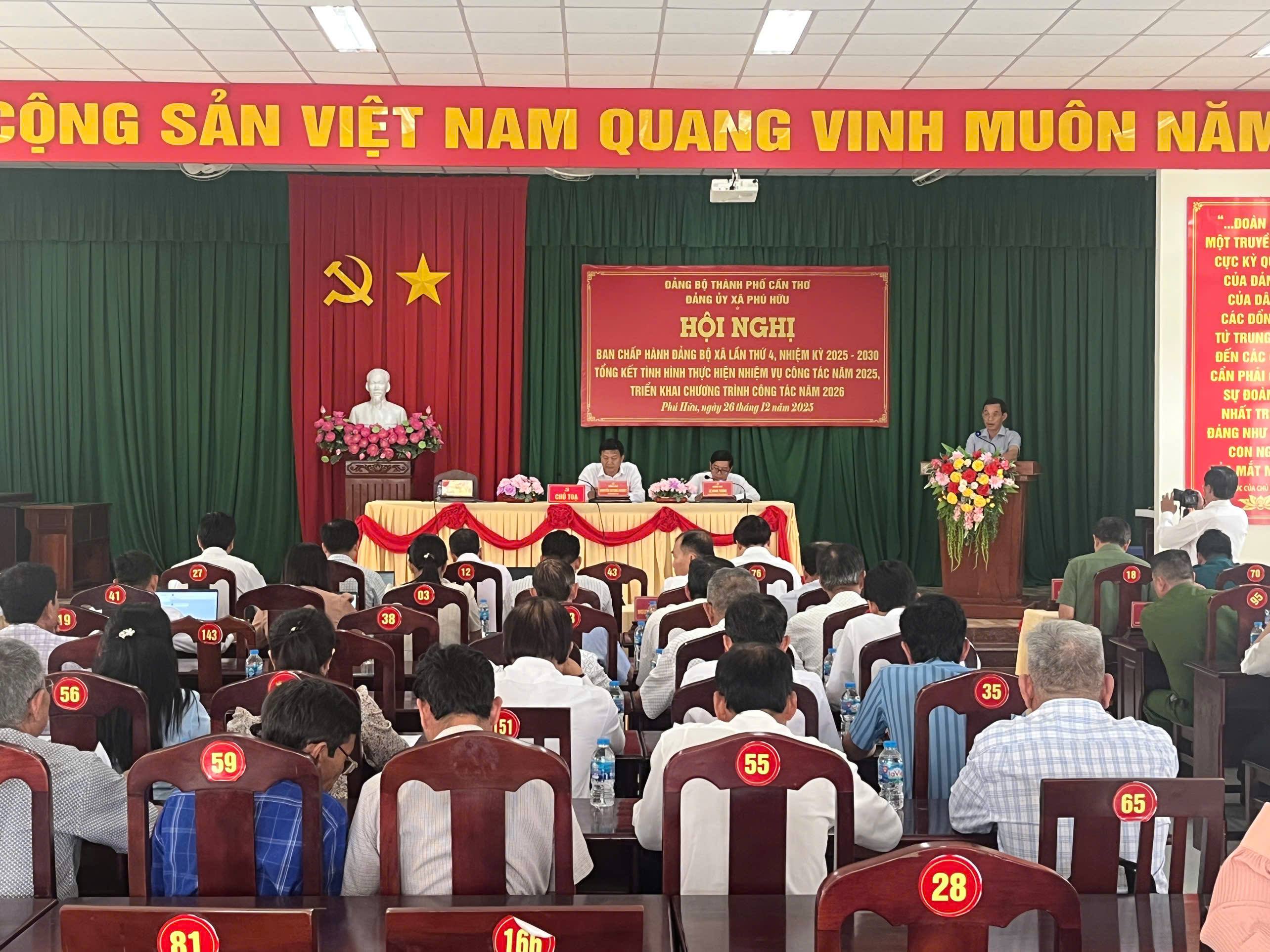 Xã Phú Hữu: Bứt phá sau sáp nhập, quyết tâm xây dựng chính quyền phục vụ trong năm 2026