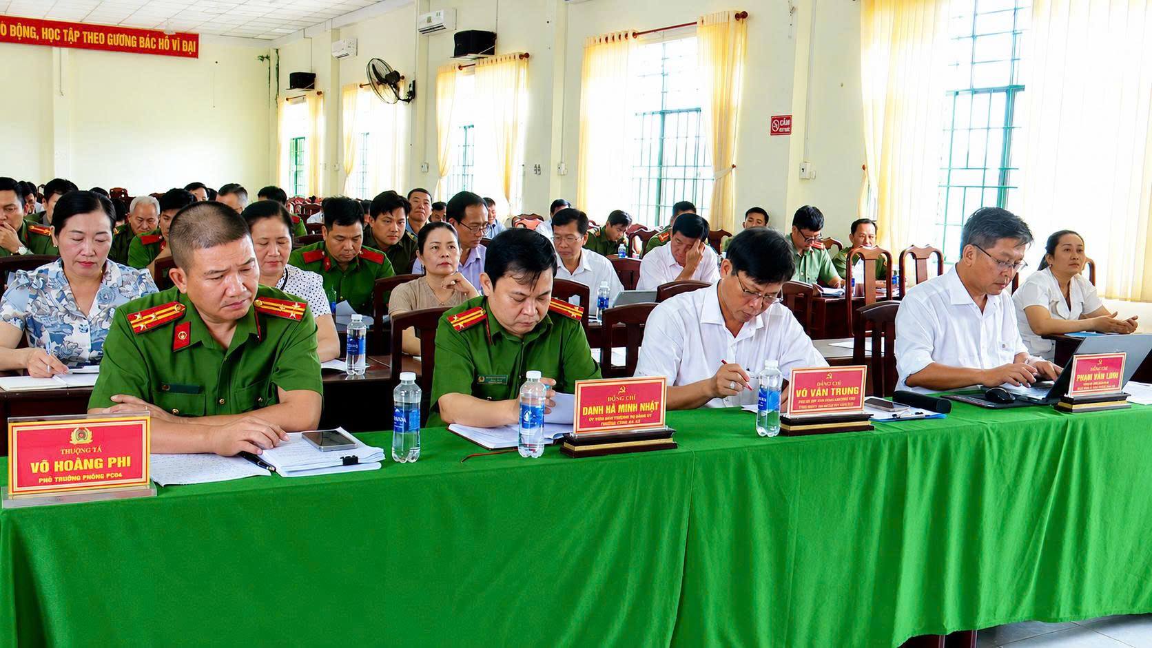 Ban Chỉ đạo xây dựng địa bàn xã không ma túy xã Xà Phiên sơ kết công tác Quý I năm 2026