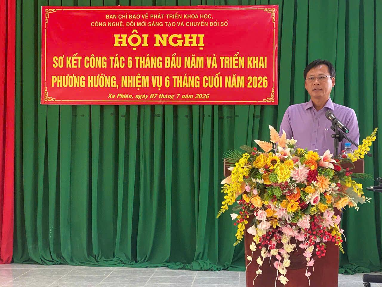 Xà Phiên sơ kết 6 tháng thực hiện Nghị quyết 57-NQ/TW  về phát triển khoa học, công nghệ và chuyển đổi số