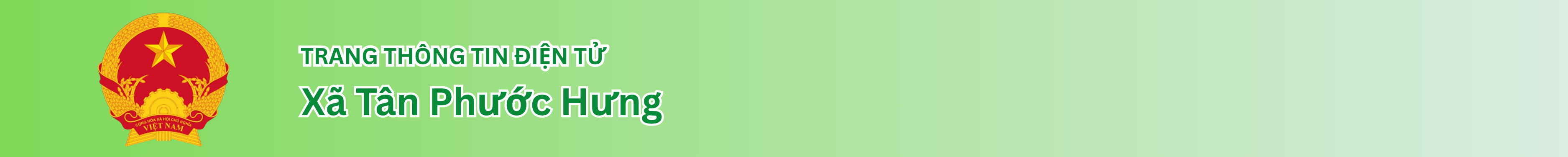 Trang Thông Tin Điện Tử Xã Tân Phước Hưng