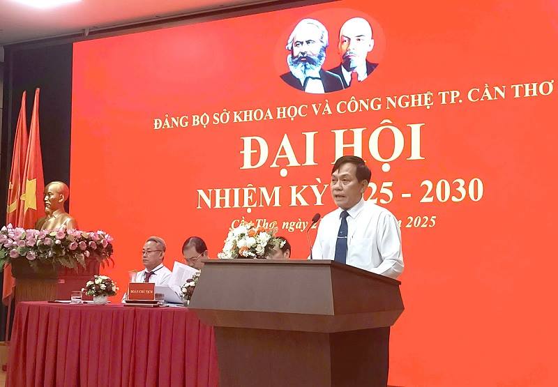 Đại hội Đảng bộ Sở Khoa học và Công nghệ TP Cần Thơ nhiệm kỳ 2025-2030