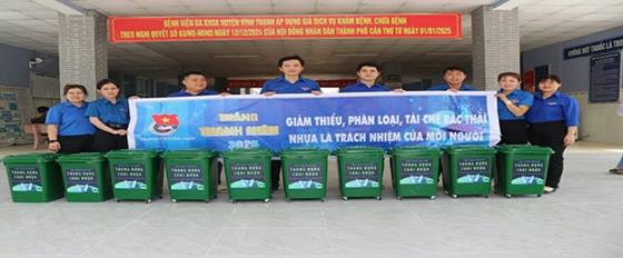 Bệnh viện Đa khoa huyện Vĩnh Thạnh tích cực triển khai các hoạt động thiết thực góp phần bảo vệ môi trường