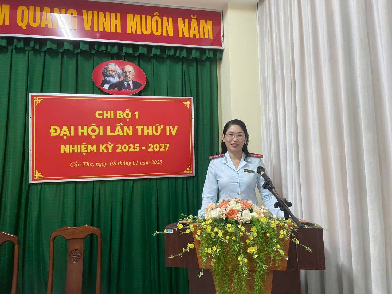 ĐẠI HỘI CHI BỘ 1 - THANH TRA THÀNH PHỐ CẦN THƠ, LẦN THỨ IV, NHIỆM KỲ 2025 - 2027