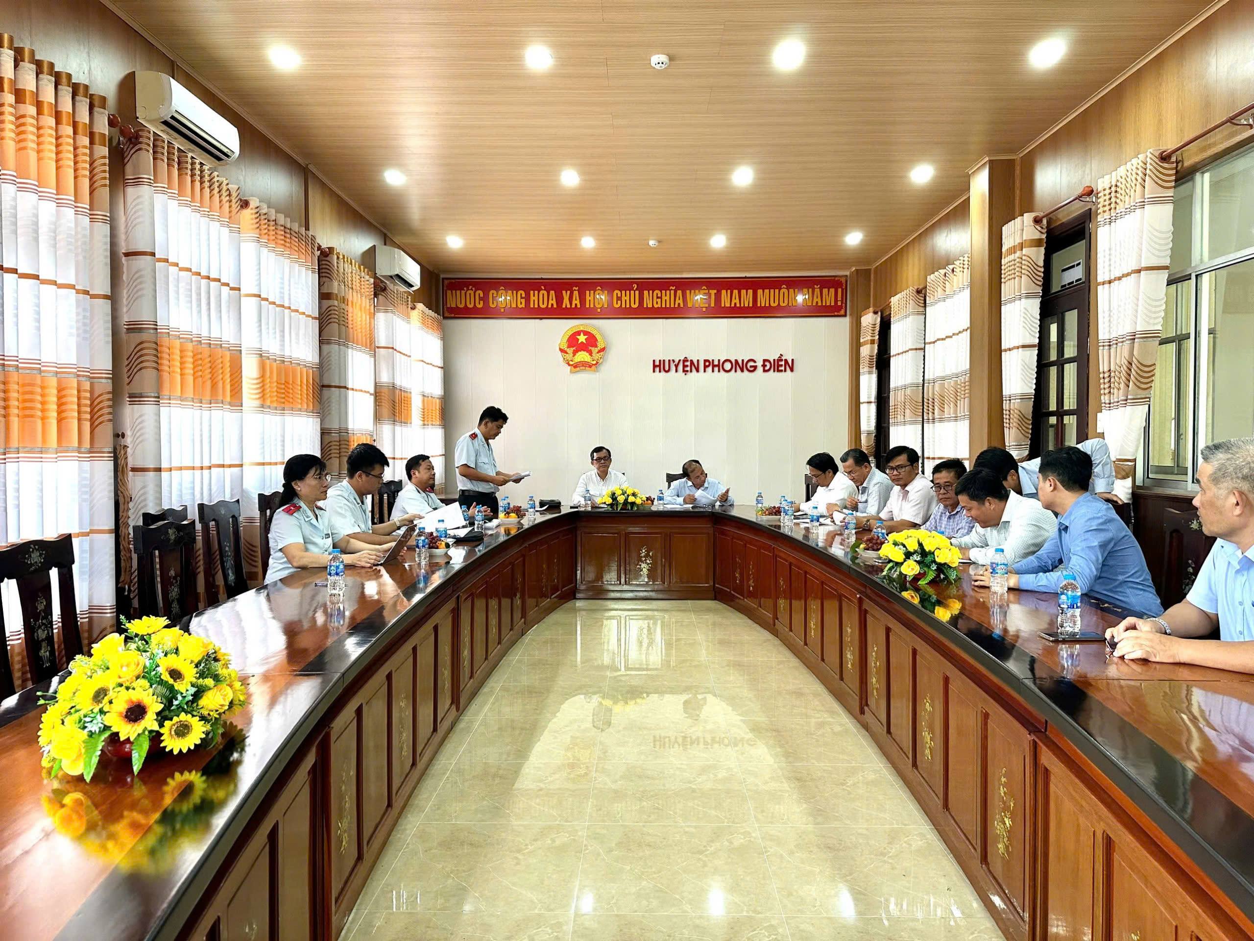 Công bố Kết luận thanh tra một số dự án đầu tư xây dựng tại huyện Phong Điền