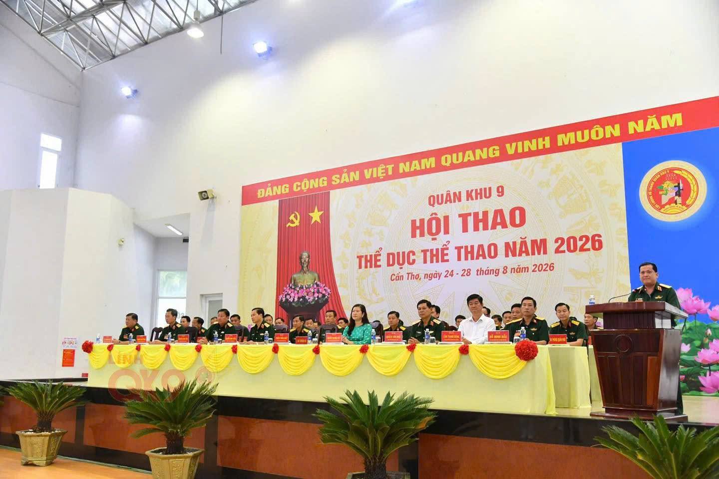 Quân khu 9 khai mạc Hội thao Thể dục thể thao lực lượng vũ trang năm 2026