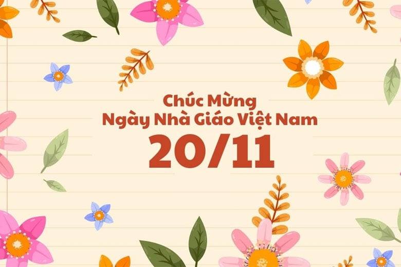 THƯ CHÚC MỪNG NGÀY NHÀ GIÁO VIỆT NAM 20/11