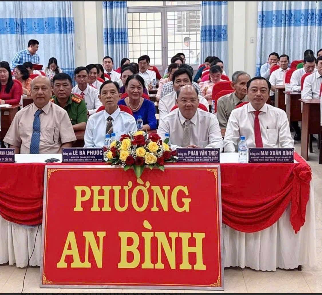 PHƯỜNG AN BÌNH DỰ HỘI NGHỊ TRỰC TUYẾN VỀ SÁP NHẬP ĐƠN VỊ HÀNH CHÍNH