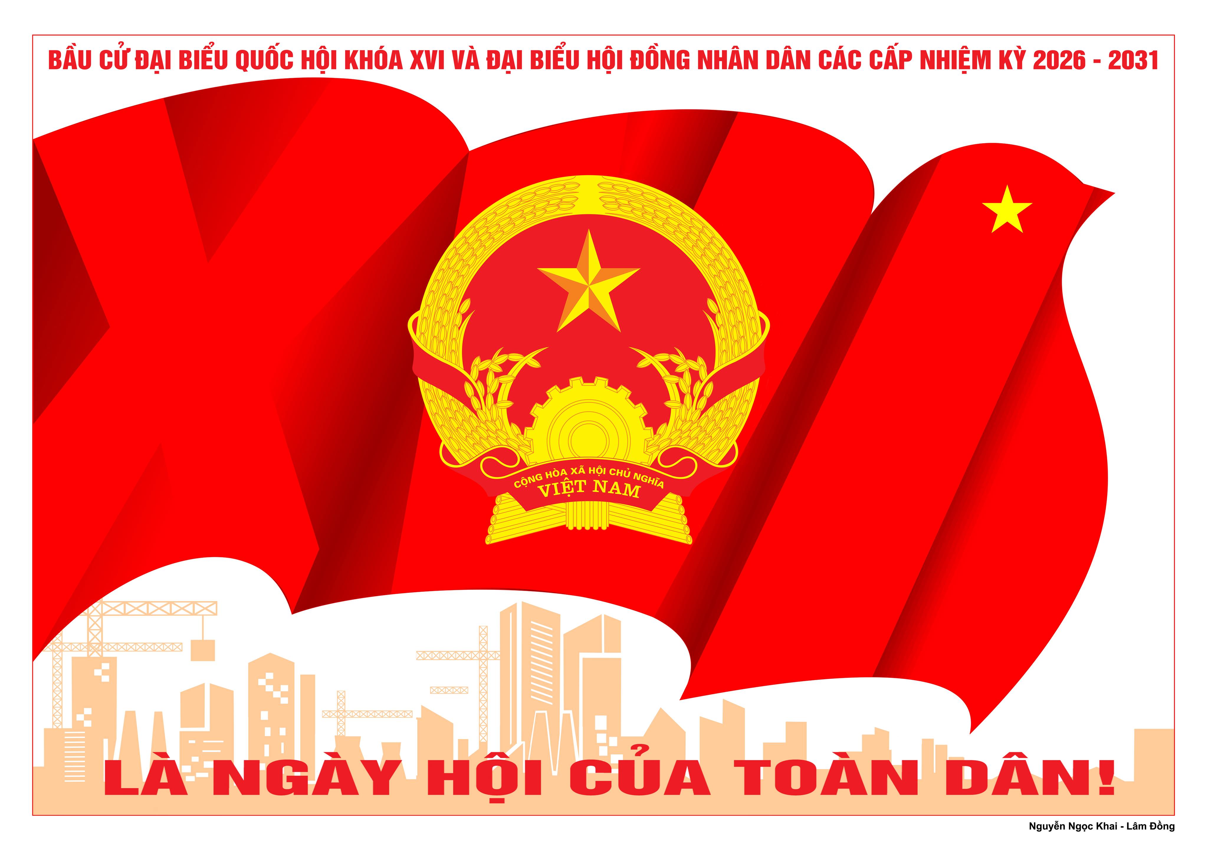 THÔNG TIN TUYÊN TRUYỀN VỀ BẦU CỬ ĐẠI BIỂU QUỐC HỘI KHÓA XVI VÀ ĐẠI BIỂU HỘI ĐỒNG NHÂN DÂN CÁC CẤP NHIỆM KỲ 2026 - 2031