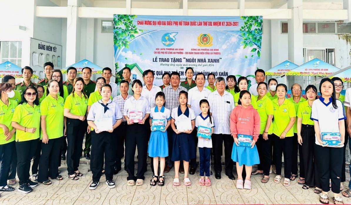 Công an phường An Bình: Lan tỏa yêu thương hưởng ứng Tháng hành động vì trẻ em