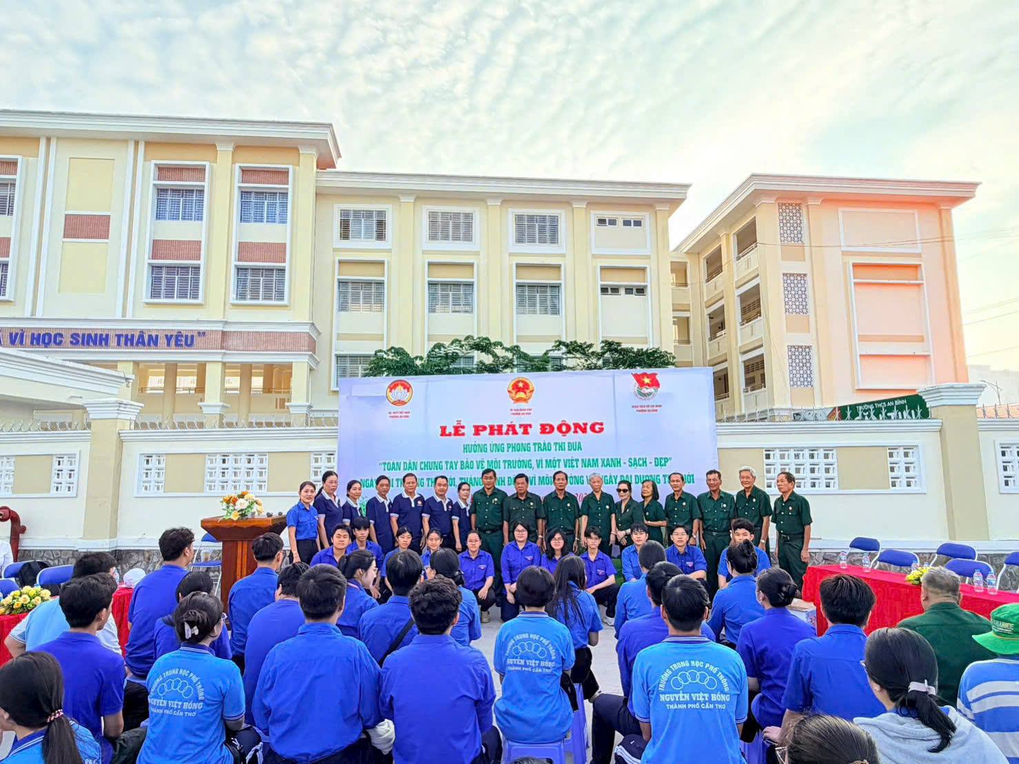 PHƯỜNG AN BÌNH TỔ CHỨC LỄ PHÁT ĐỘNG “TRỒNG CÂY XANH”