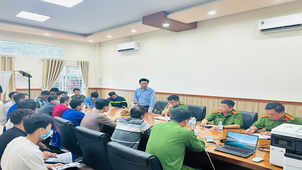 Thực tập phương án phòng cháy, chữa cháy tại Công ty TNHH May xuất khẩu Việt Thành.