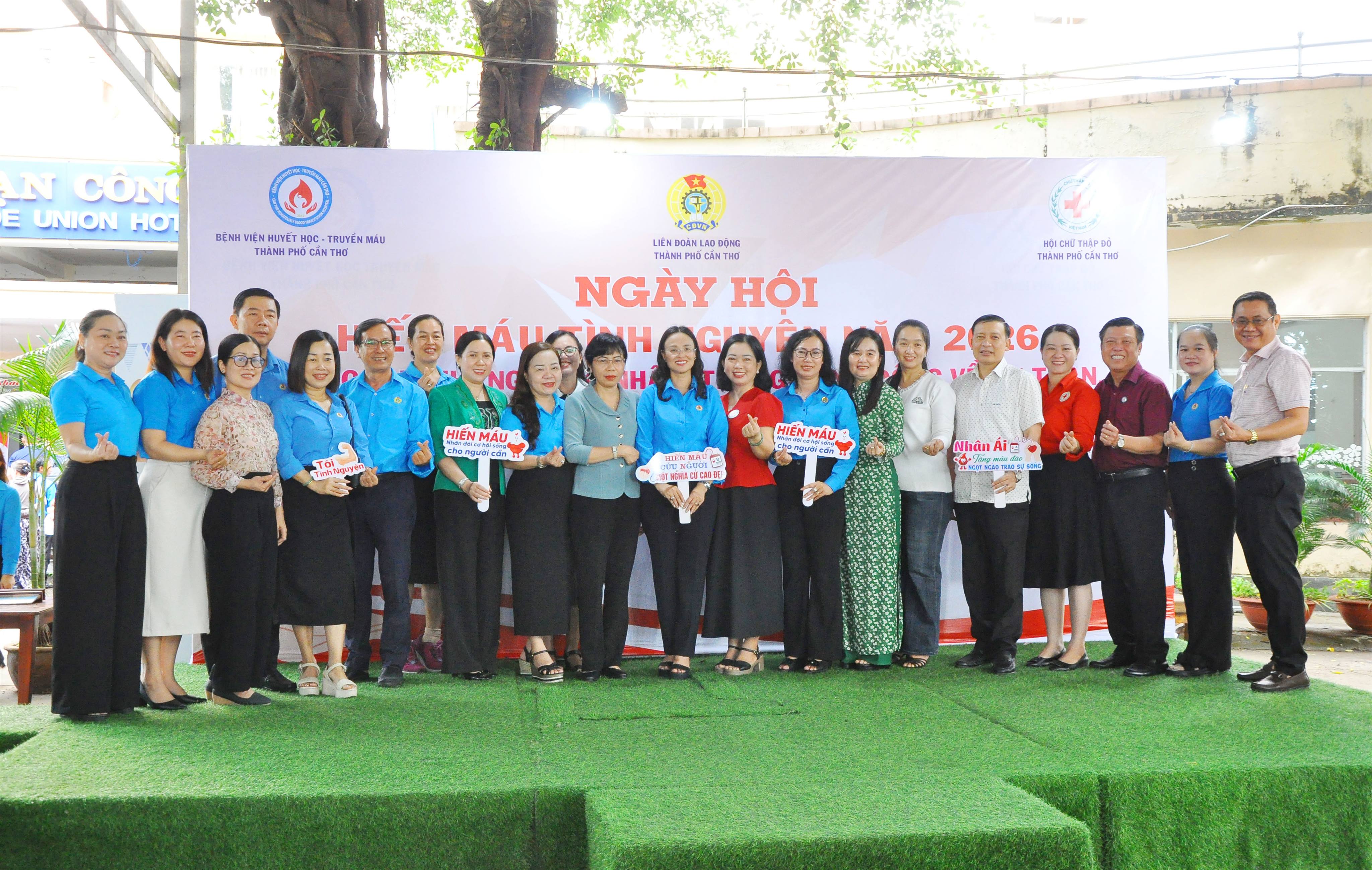 Cần Thơ phát động chiến dịch hiến máu tình nguyện hưởng ứng Tháng Công nhân năm 2026