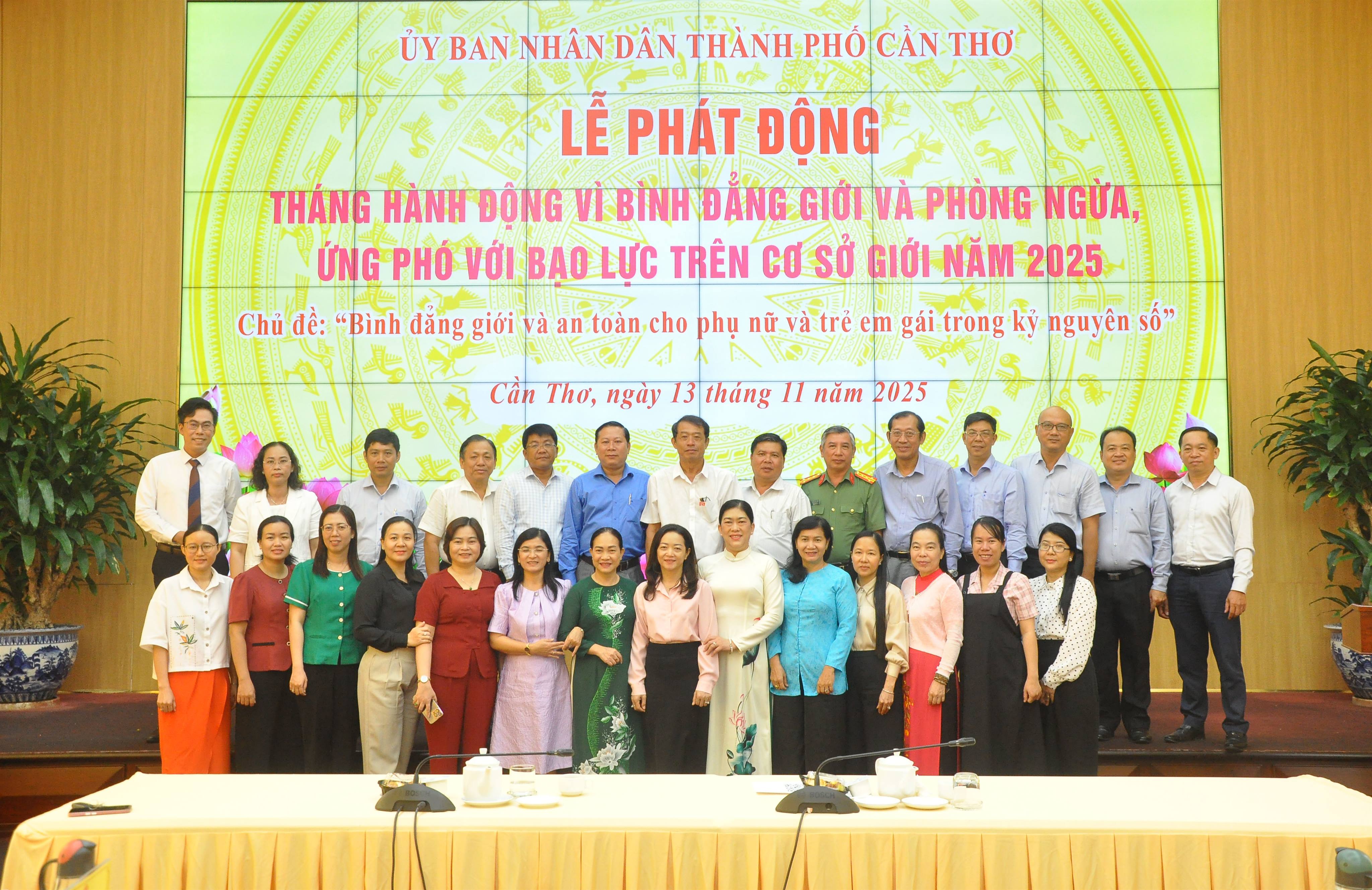 Cần Thơ phát động Tháng hành động vì bình đẳng giới năm 2025 