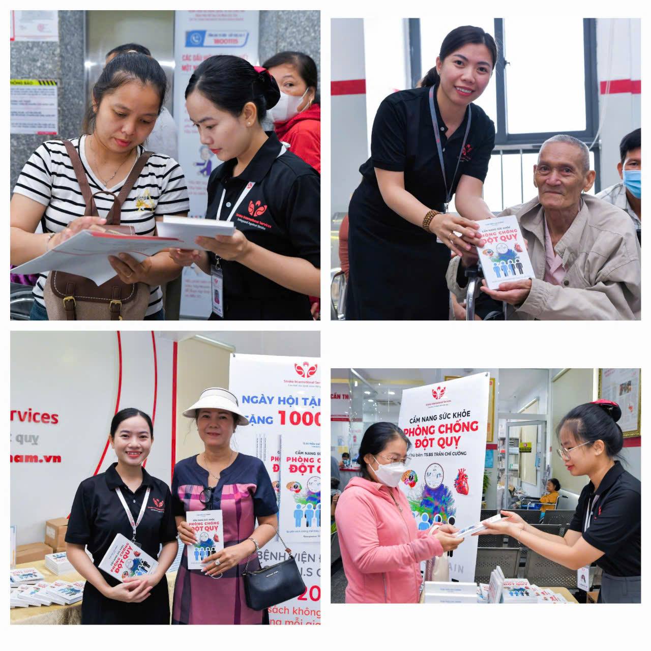 Trao tận tay 1.000 quyển “Cẩm nang phòng chống đột quỵ” miễn phí cho người dân