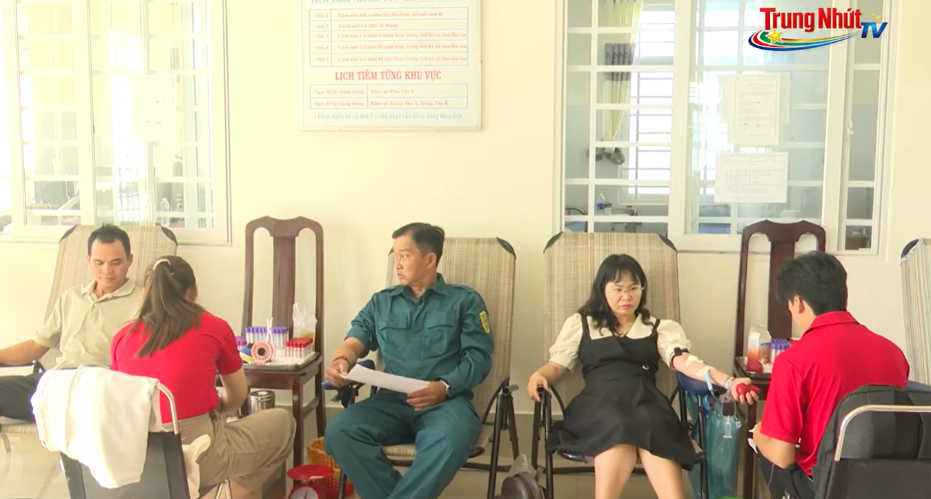  PHƯỜNG TRUNG NHỨT VẬN ĐỘNG HIẾN ĐƯỢC 178 ĐƠN VỊ MÁU