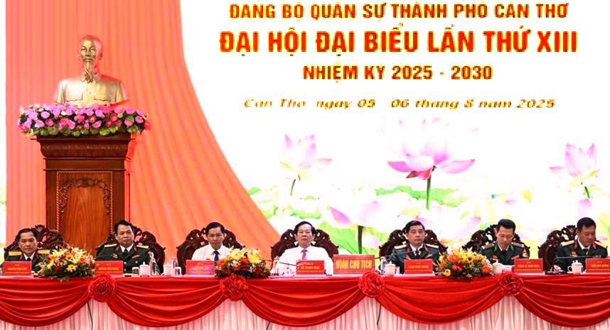 Đảng bộ Quân sự thành phố Cần Thơ tổ chức thành công Đại hội lần thứ XIII