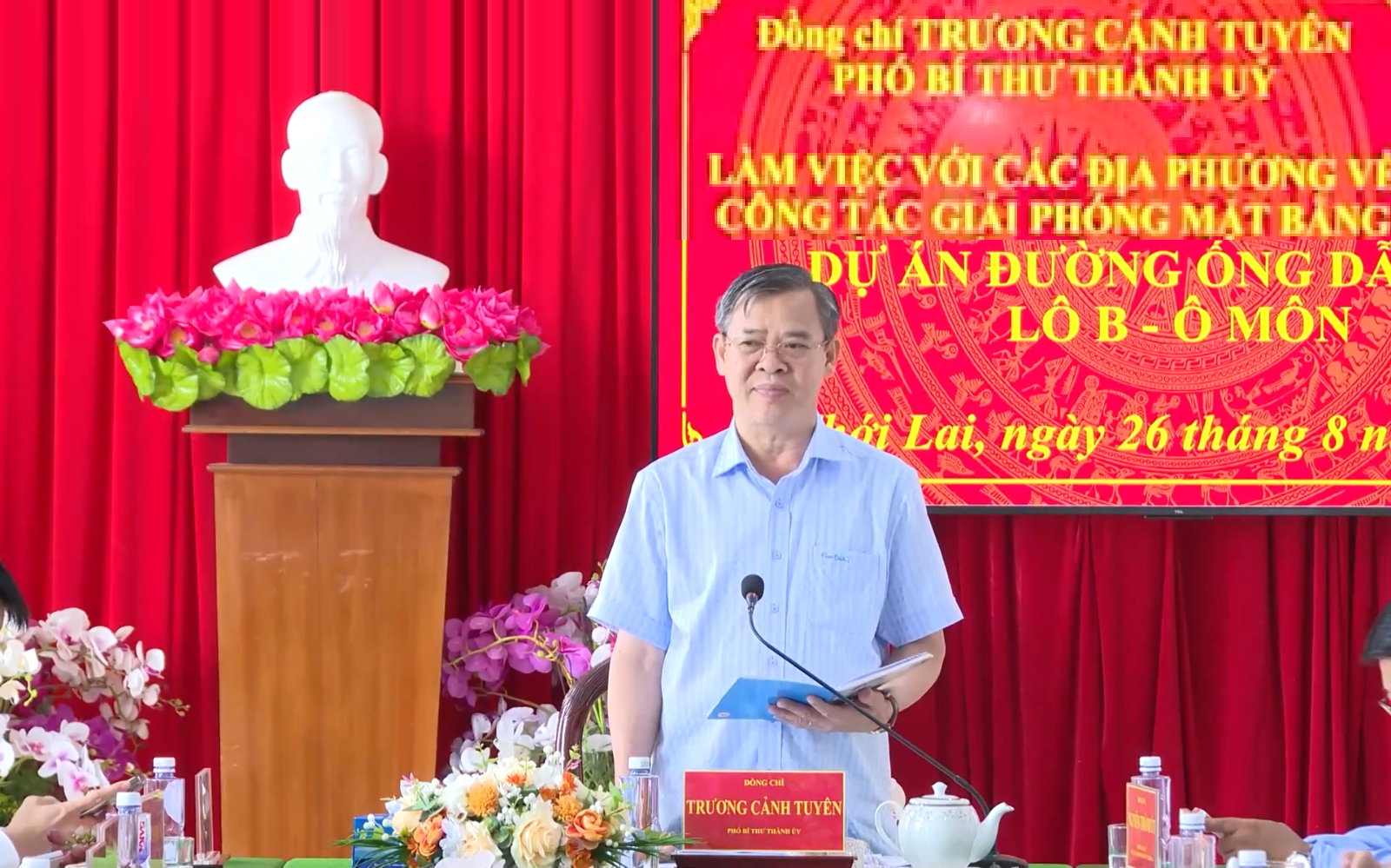 Cần Thơ quyết liệt đẩy nhanh giải phóng mặt bằng dự án đường ống dẫn khí Lô B - Ô Môn