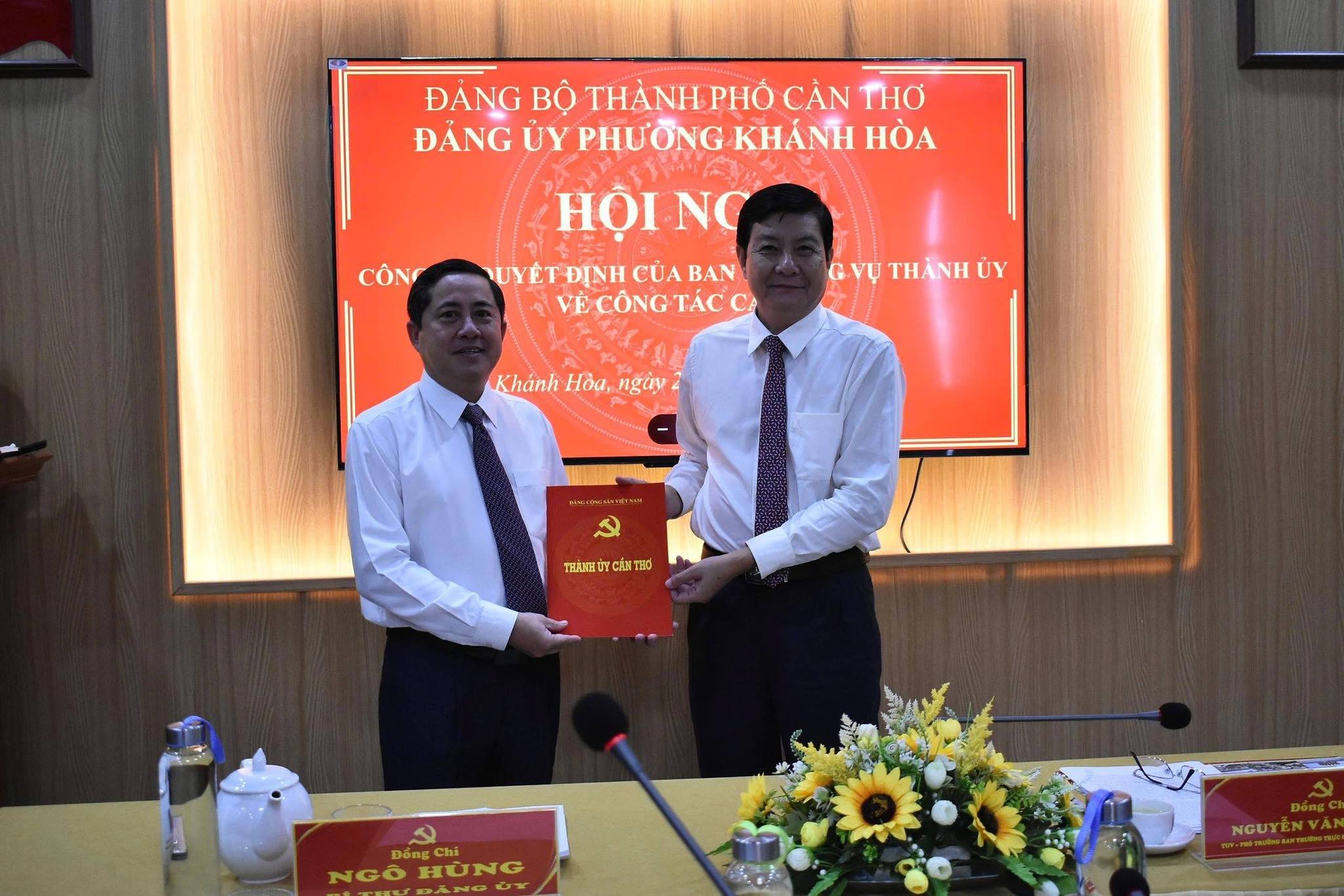 Ông Ngô Hùng giữ chức Bí thư Đảng ủy phường Khánh Hòa