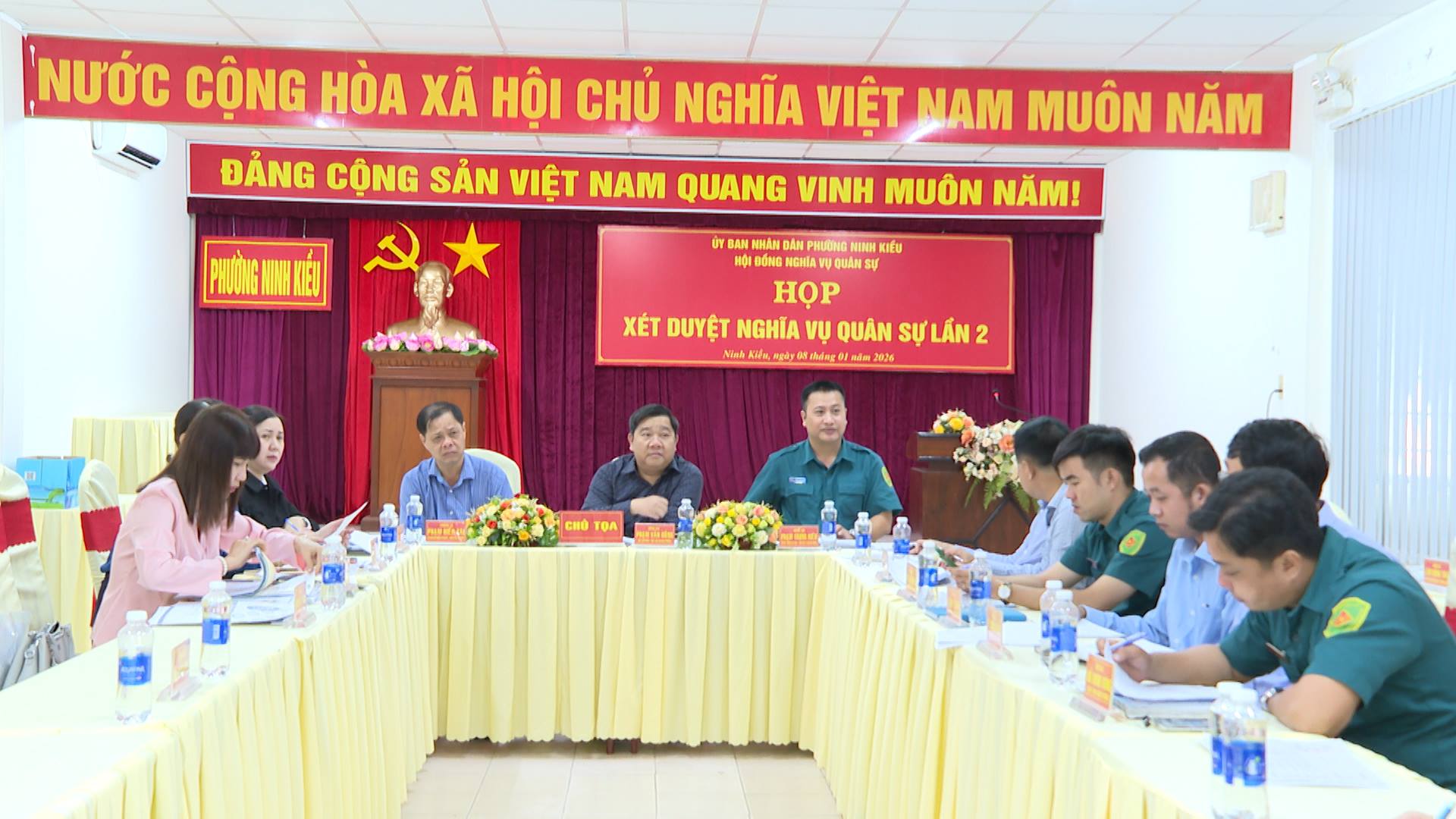 PHƯỜNG NINH KIỀU XÉT DUYỆT NGHĨA VỤ QUÂN SỰ LẦN 2 NĂM 2026