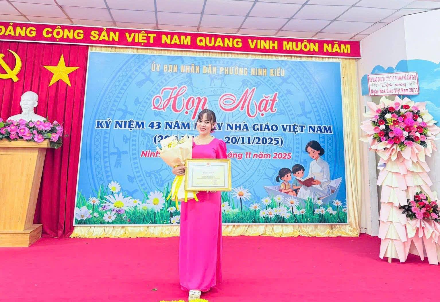 TẤM GƯƠNG TIÊU BIỂU ĐỔI MỚI, SÁNG TẠO TRONG CÔNG TÁC CHĂM SÓC VÀ GIÁO DỤC TRẺ CÔ HUỲNH THỊ YẾN THƠ 
