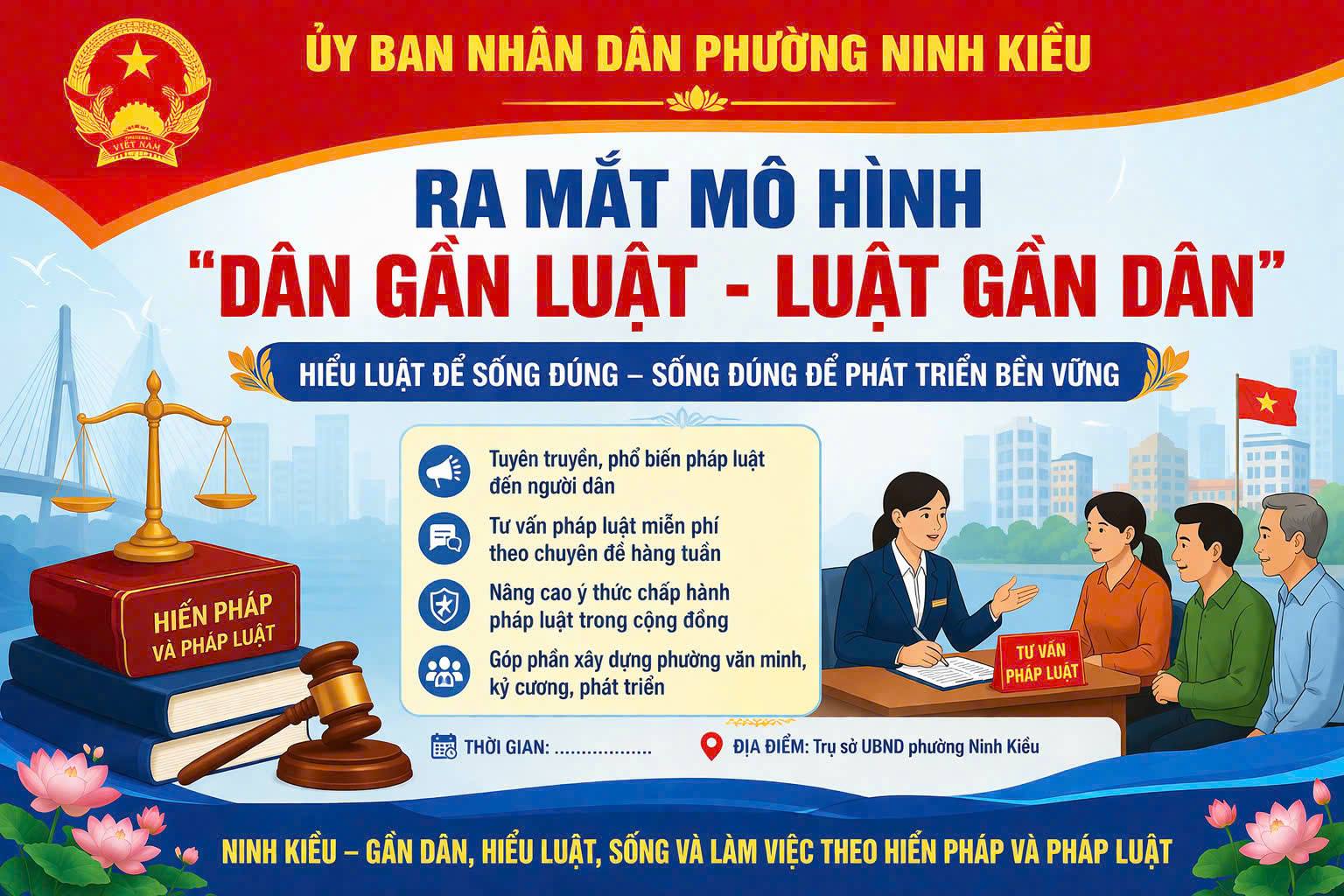 RA MẮT MÔ HÌNH "DÂN GẦN LUẬT - LUẬT GẦN DÂN" 