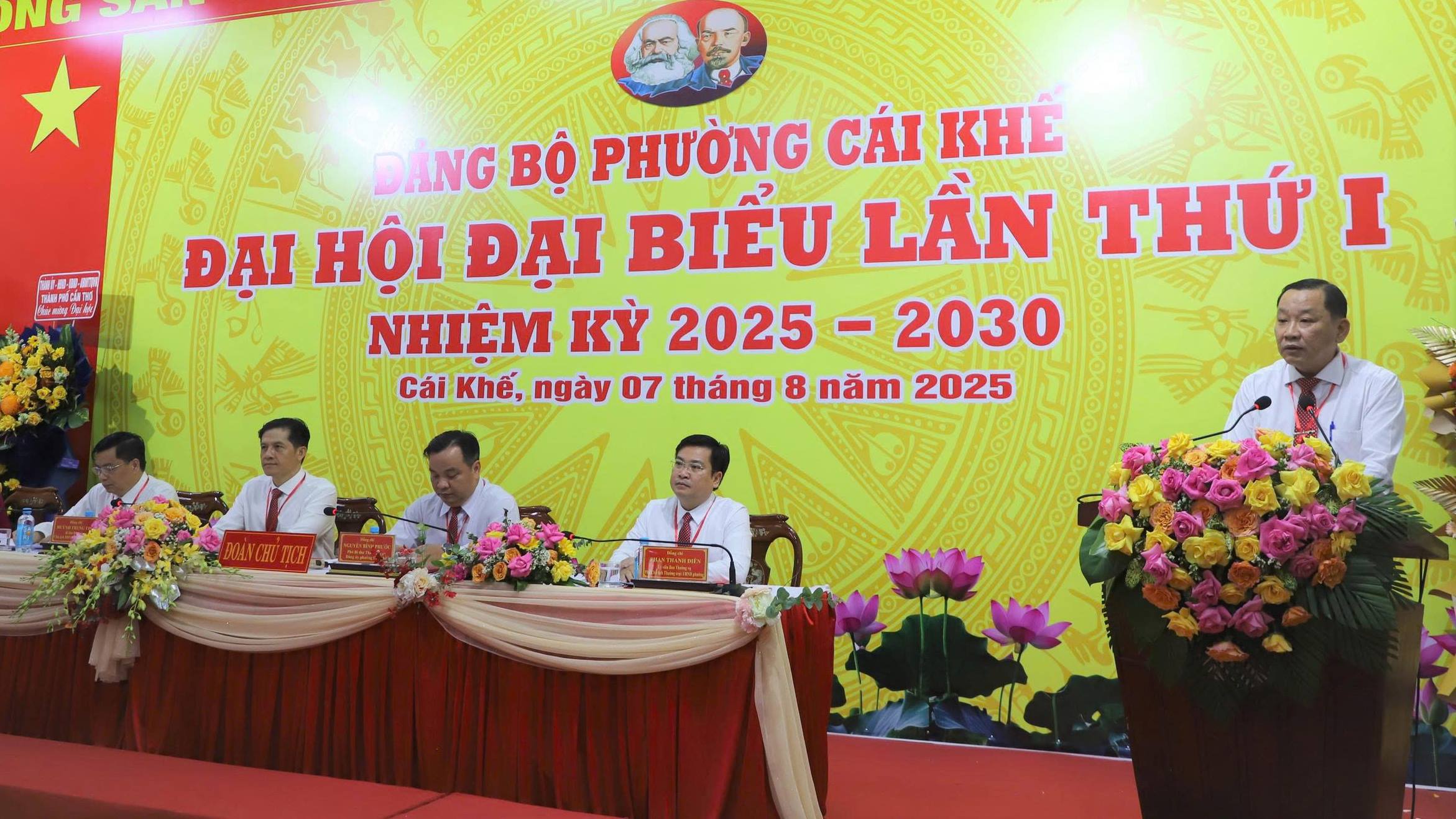 Ủy ban MTTQ Việt Nam phường Cái Khế tham gia tham luận tại  Đại hội Đại biểu Đảng bộ phường Cái Khế lần thứ I, nhiệm kỳ 2025 – 2030.