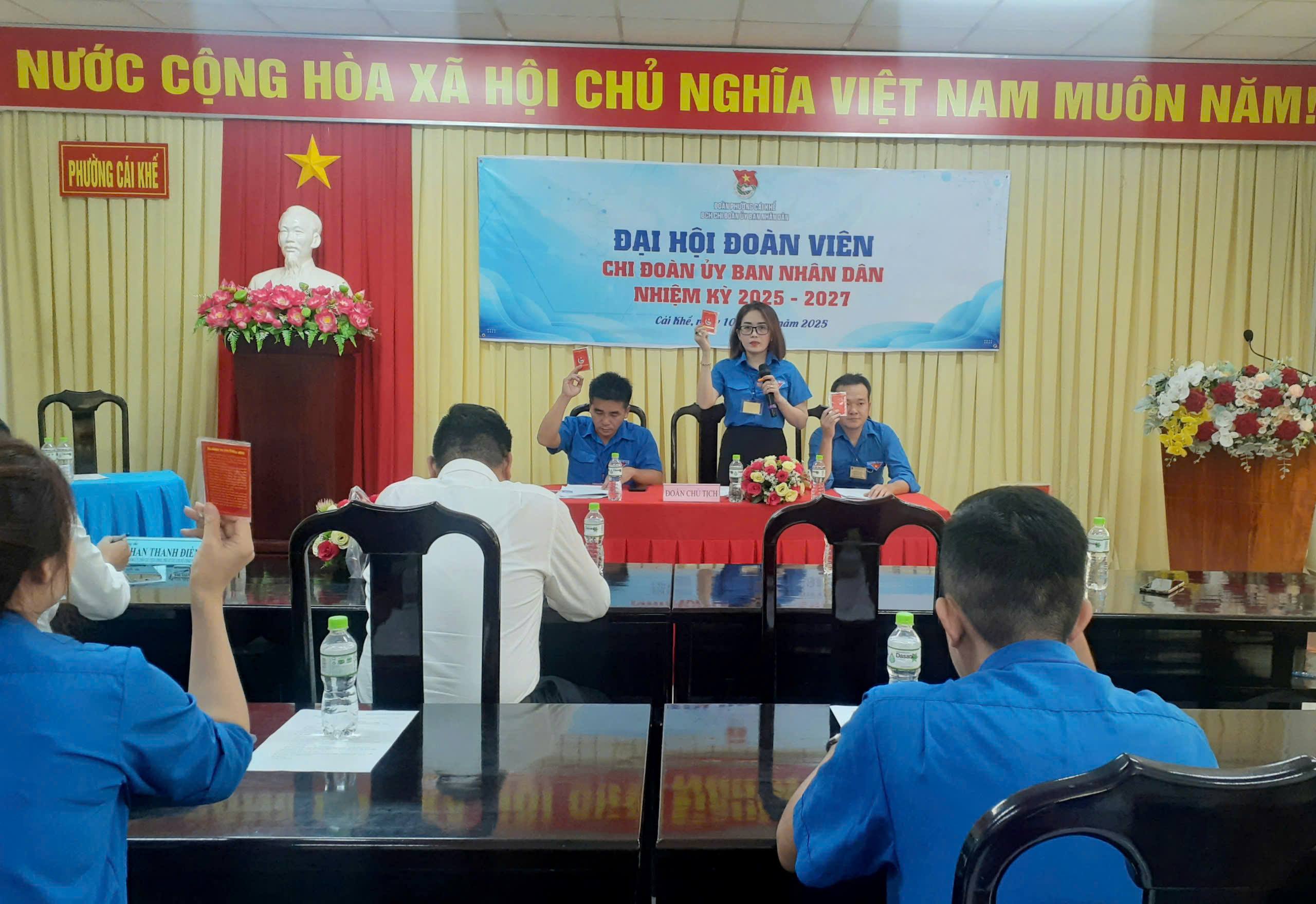 ĐẠI HỘI ĐOÀN VIÊN CHI ĐOÀN ỦY BAN NHÂN DÂN PHƯỜNG CÁI KHẾ