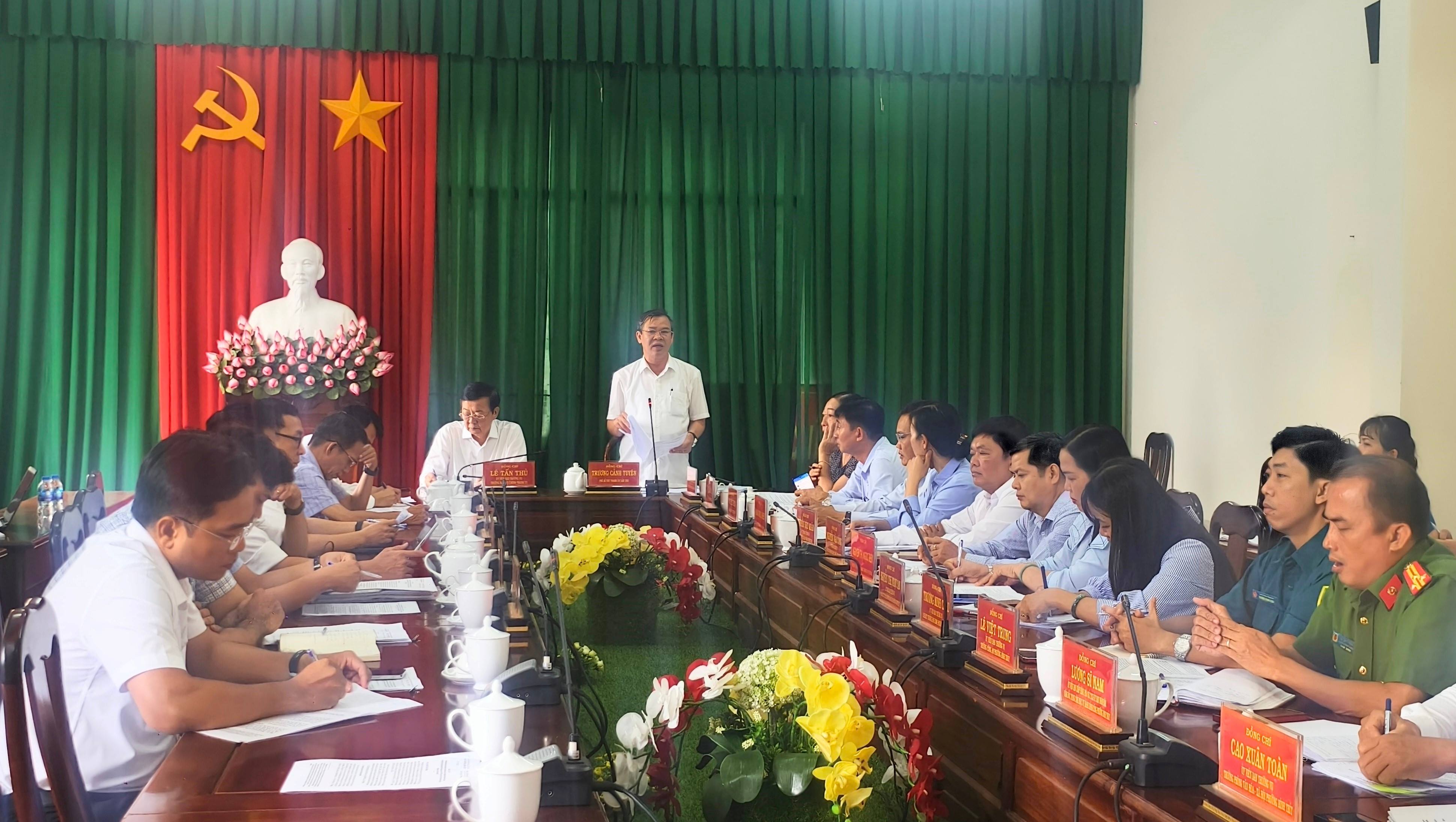 Phó Bí thư Thành ủy Cần Thơ làm việc với phường Bình Thủy về sắp xếp tổ chức và Dự án Quốc lộ 91