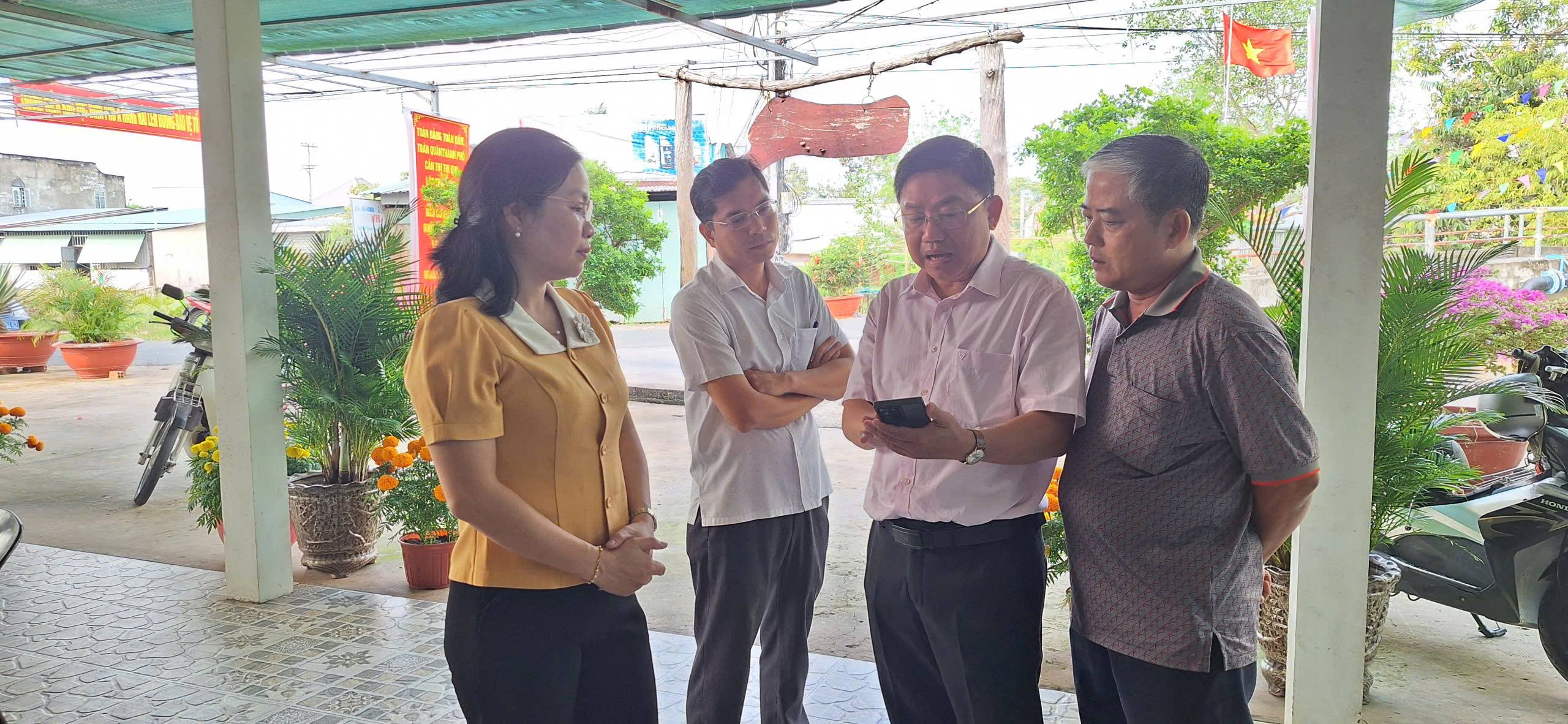 Lãnh đạo phường Long Tuyền kiểm tra công tác chuẩn bị bầu cử đại biểu Quốc hội khóa XVI và đại biểu HĐND các cấp nhiệm kỳ 2026–2031