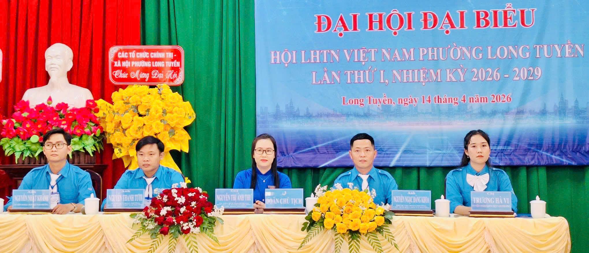 Đại hội đại biểu Hội Liên hiệp Thanh niên Việt Nam phường Long Tuyền lần thứ I, nhiệm kỳ 2026 - 2029