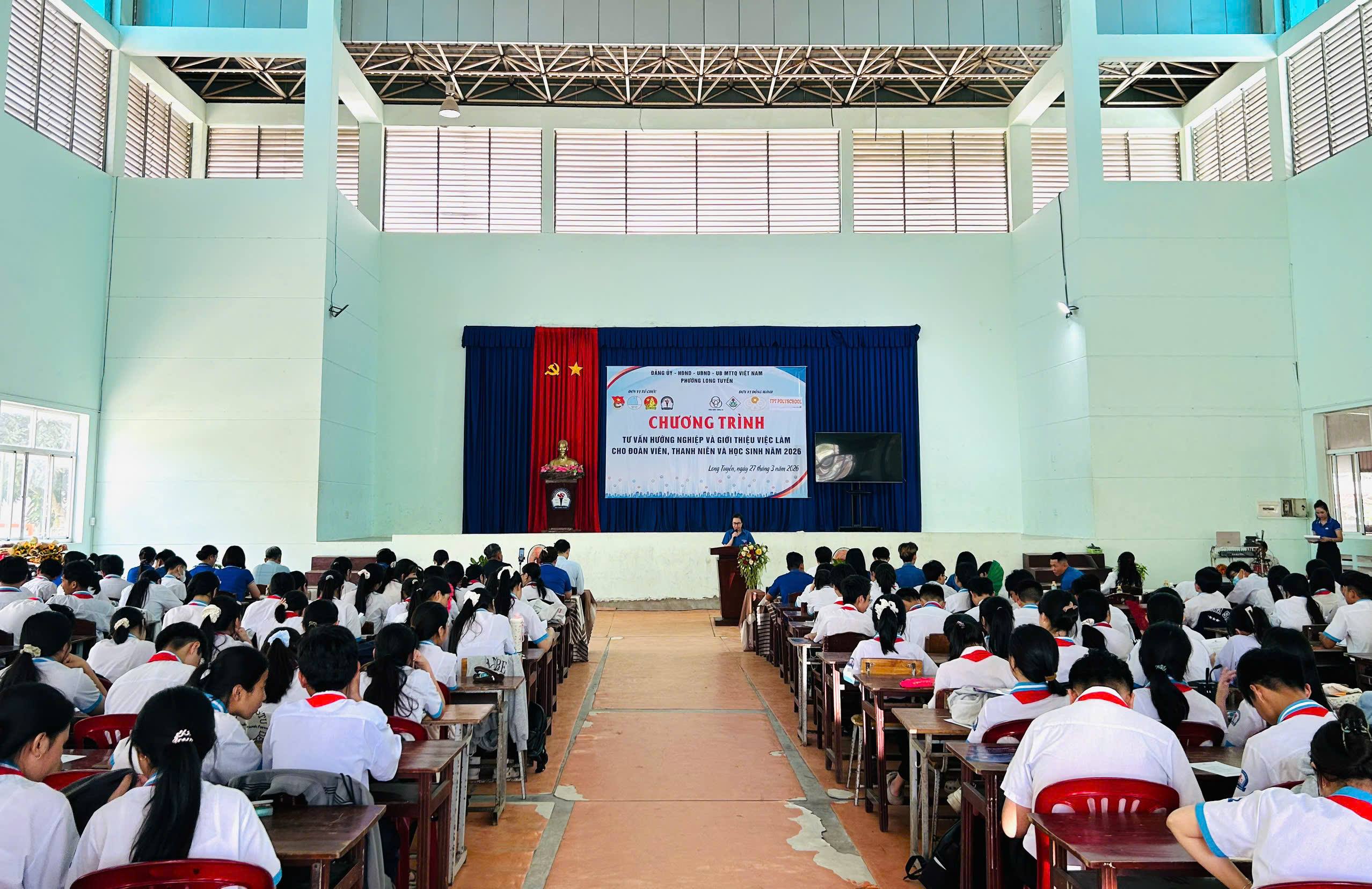 Long Tuyền: Tổ chức chương trình tư vấn hướng nghiệp và giới thiệu việc làm cho đoàn viên, thanh niên, học sinh năm 2026
