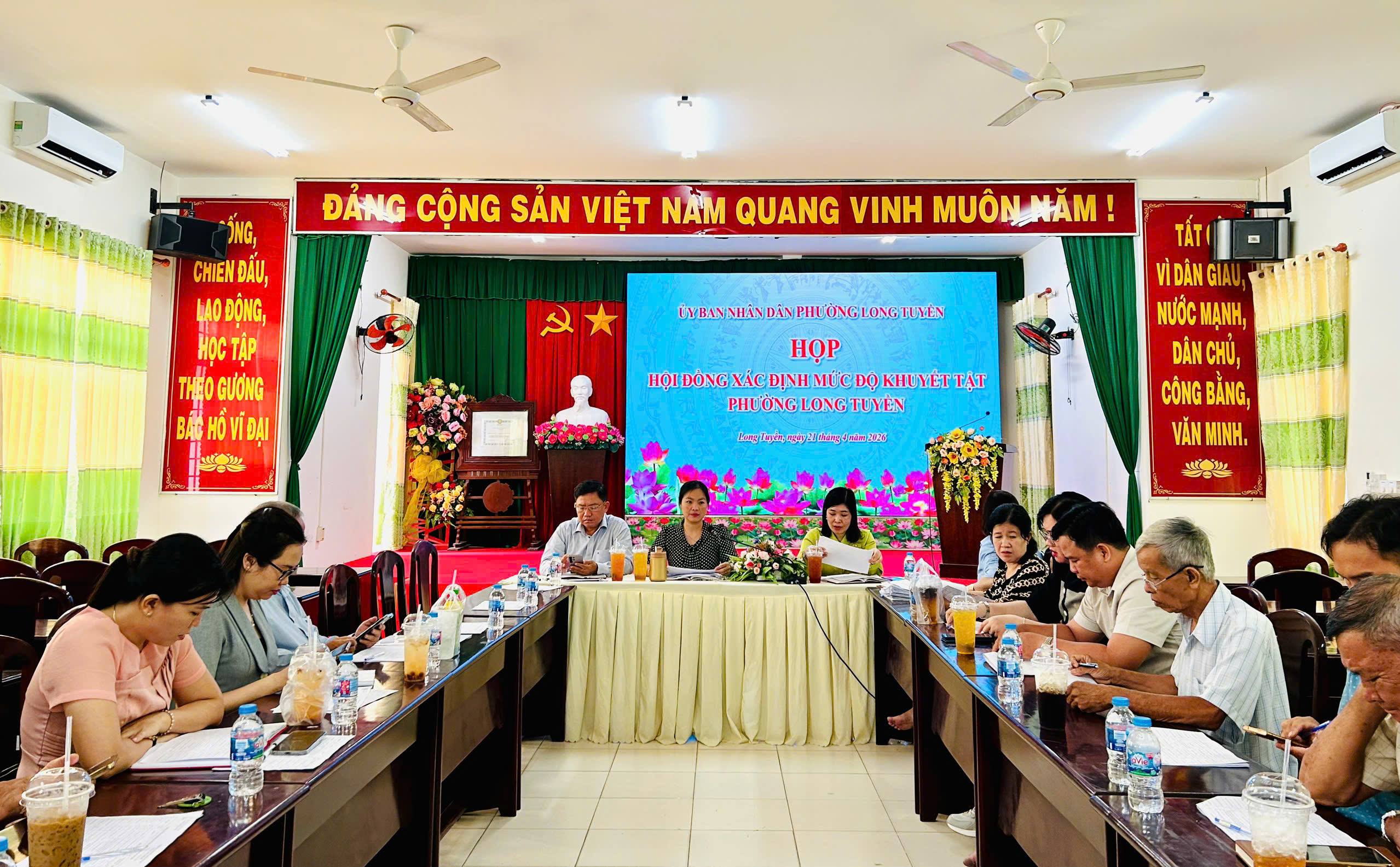 Phường Long Tuyền tổ chức họp Hội đồng xác định mức độ khuyết tật