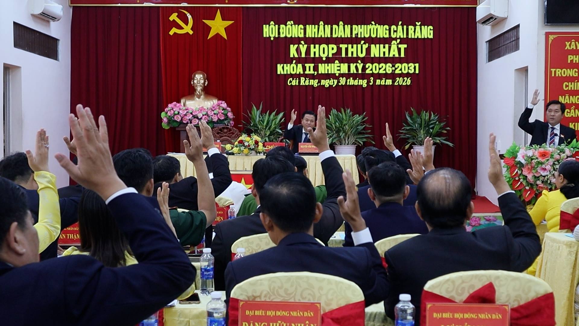 Hội đồng nhân dân phường Cái Răng tổ chức thành công kỳ họp thứ Nhất, khóa II, nhiệm kỳ 2026 - 2031