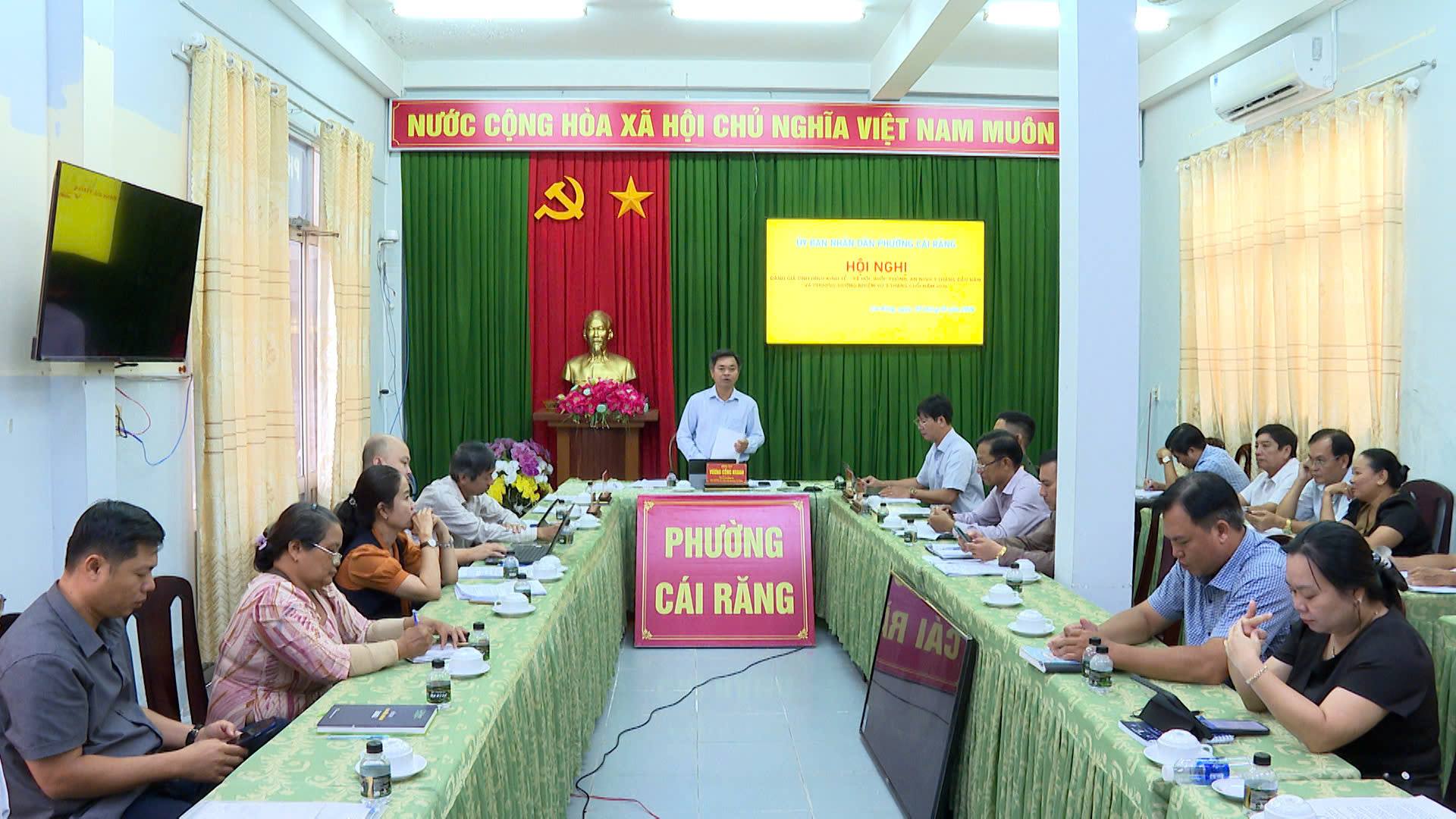 UBND PHƯỜNG CÁI RĂNG: SƠ KẾT CÔNG TÁC 9 THÁNG ĐẦU NĂM 2026