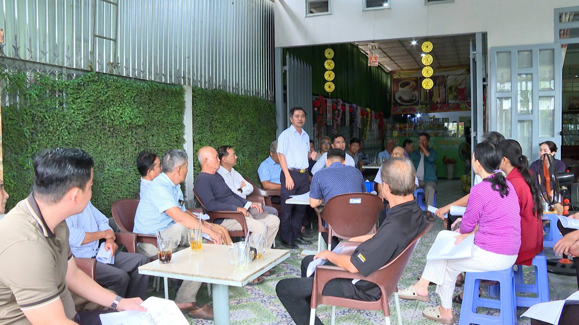 PHƯỜNG CÁI RĂNG: TỔ CHỨC HỌP DÂN LẤY Ý KIẾN DỰ ÁN NÂNG CẤP, MỞ RỘNG ĐƯỜNG NGUYỄN THỊ TRÂM VÀ HUỲNH THỊ NỞ