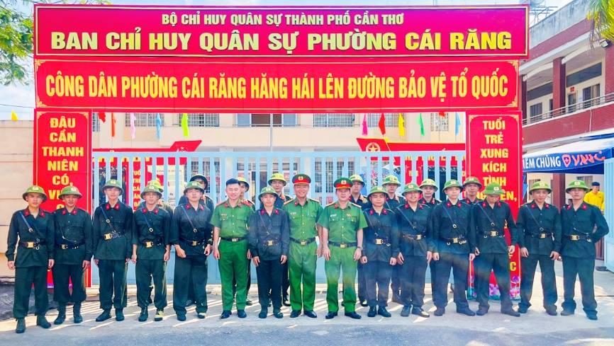 Thanh niên phường Cái Răng, thành phố Cần Thơ sẵn sàng cống hiến, hăng hái thực hiện nghĩa vụ Công an nhân dân năm 2026