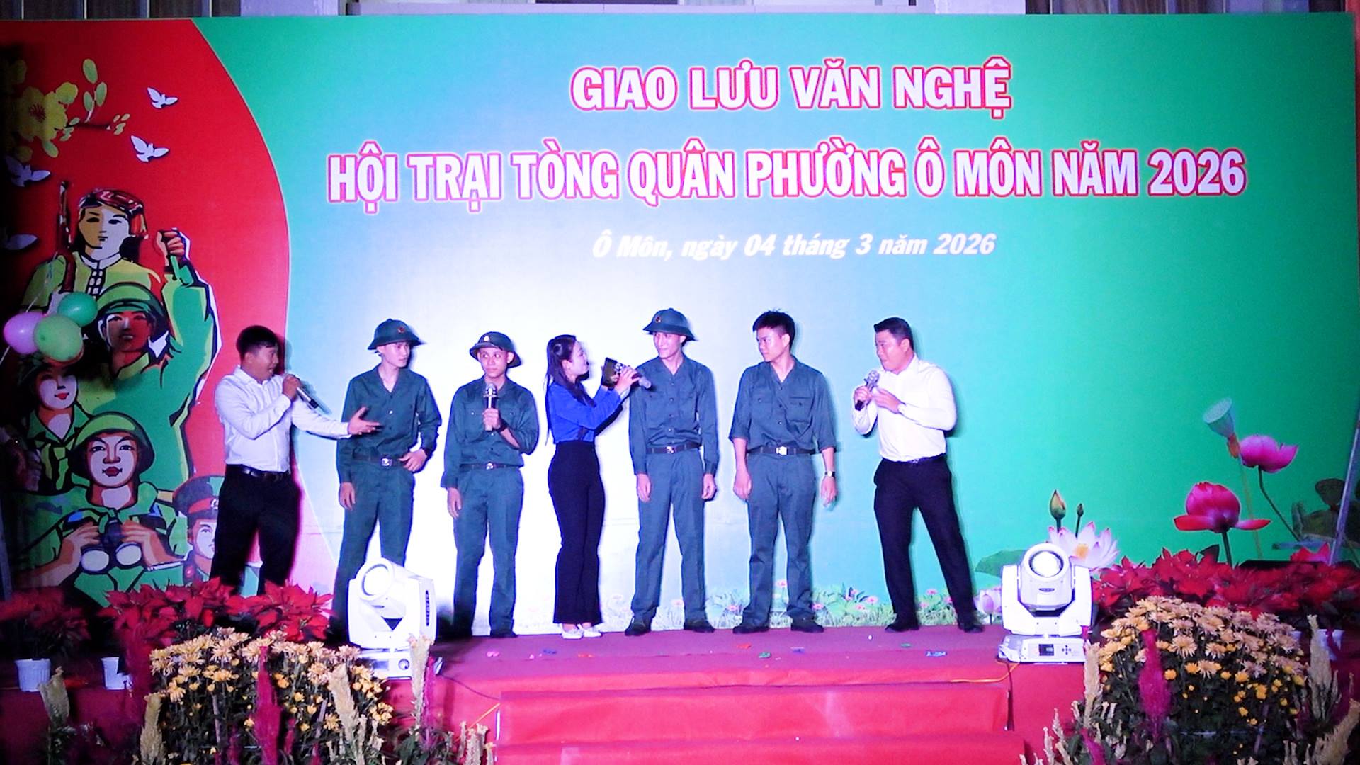 PHƯỜNG Ô MÔN TỔ CHỨC CHƯƠNG TRÌNH GIAO LƯU VĂN NGHỆ ĐƯA QUÂN NĂM 2026