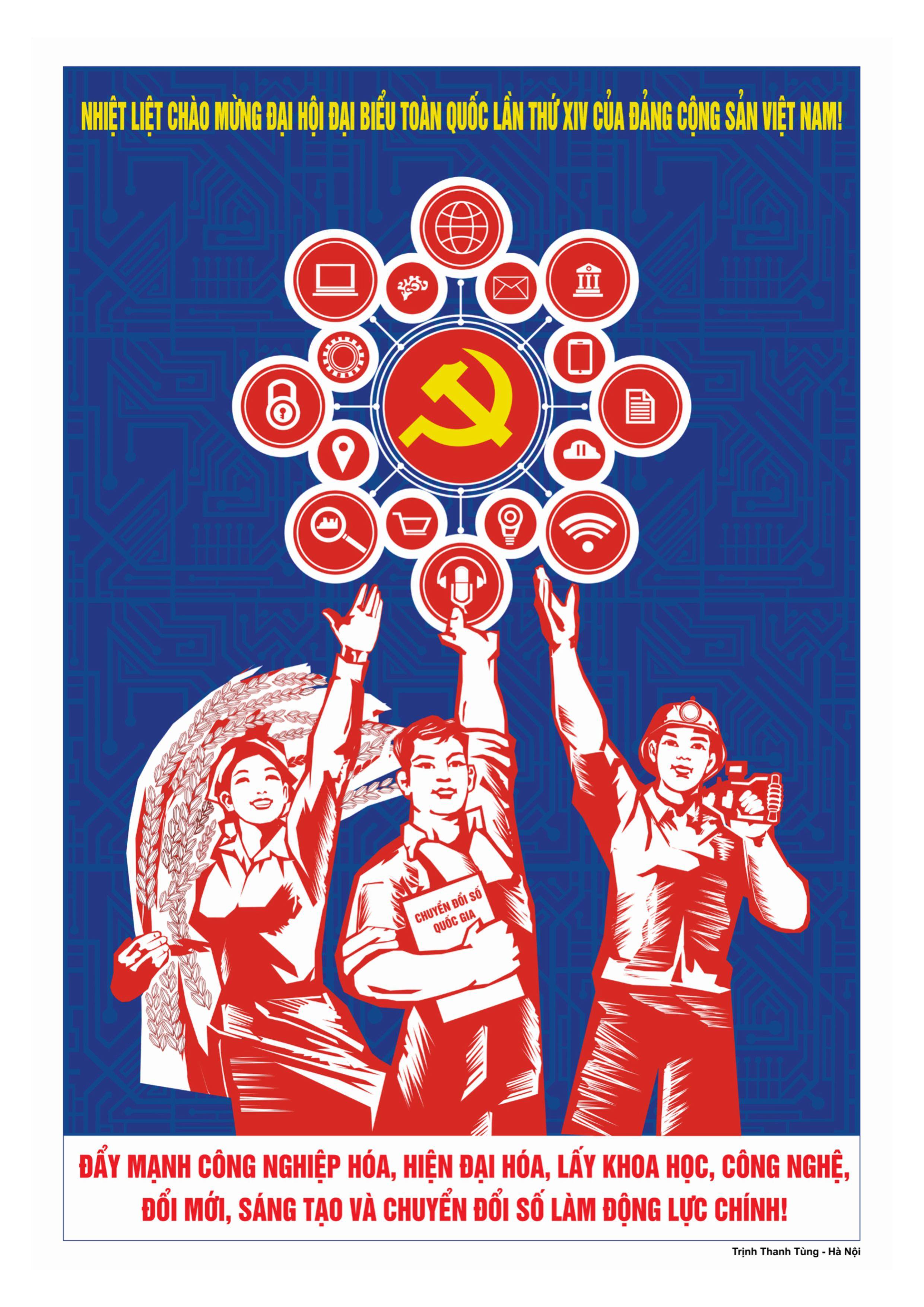 TUYÊN TRUYỀN ĐẠI HỘI ĐẠI BIỂU TOÀN QUỐC LẦN THỨ XIV CỦA ĐẢNG