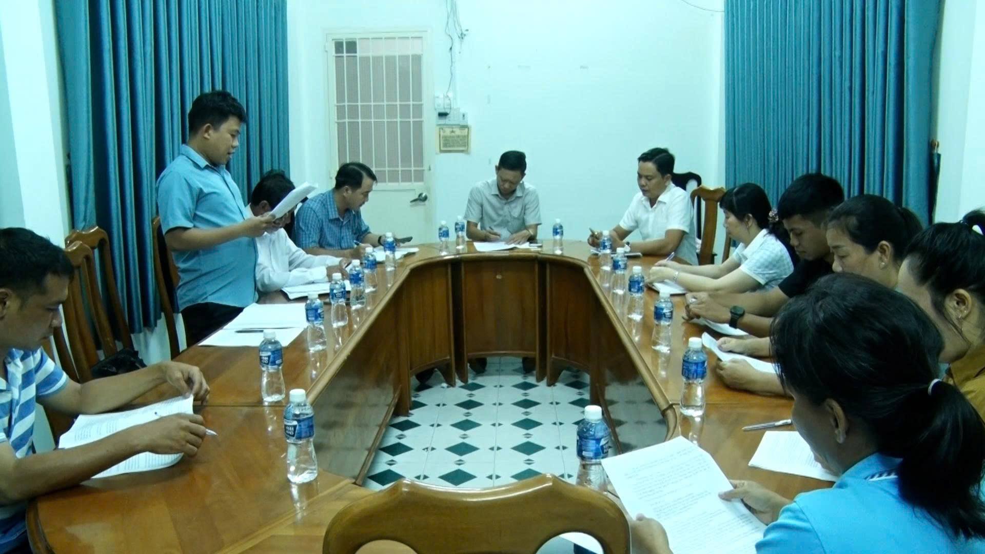 LÃNH ĐẠO PHƯỜNG TÂN LỘC LÀM VIỆC VỚI KHU VỰC PHƯỚC LỘC SAU SÁP NHẬP