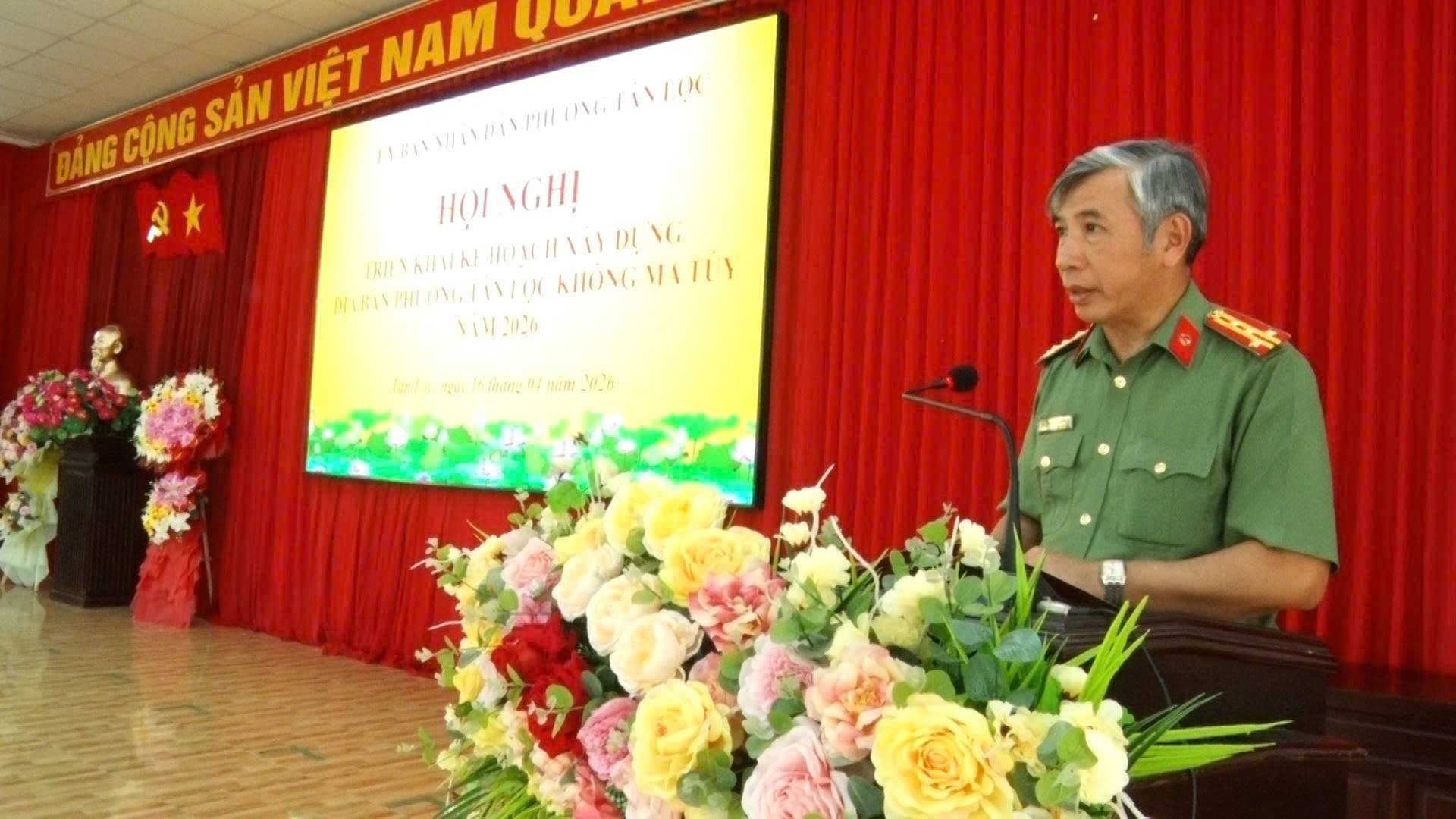 PHƯỜNG TÂN LỘC: HỘI NGHỊ TRIỂN KHAI KẾ HOẠCH XÂY DỰNG ĐỊA BÀN KHÔNG MA TÚY NĂM 2026