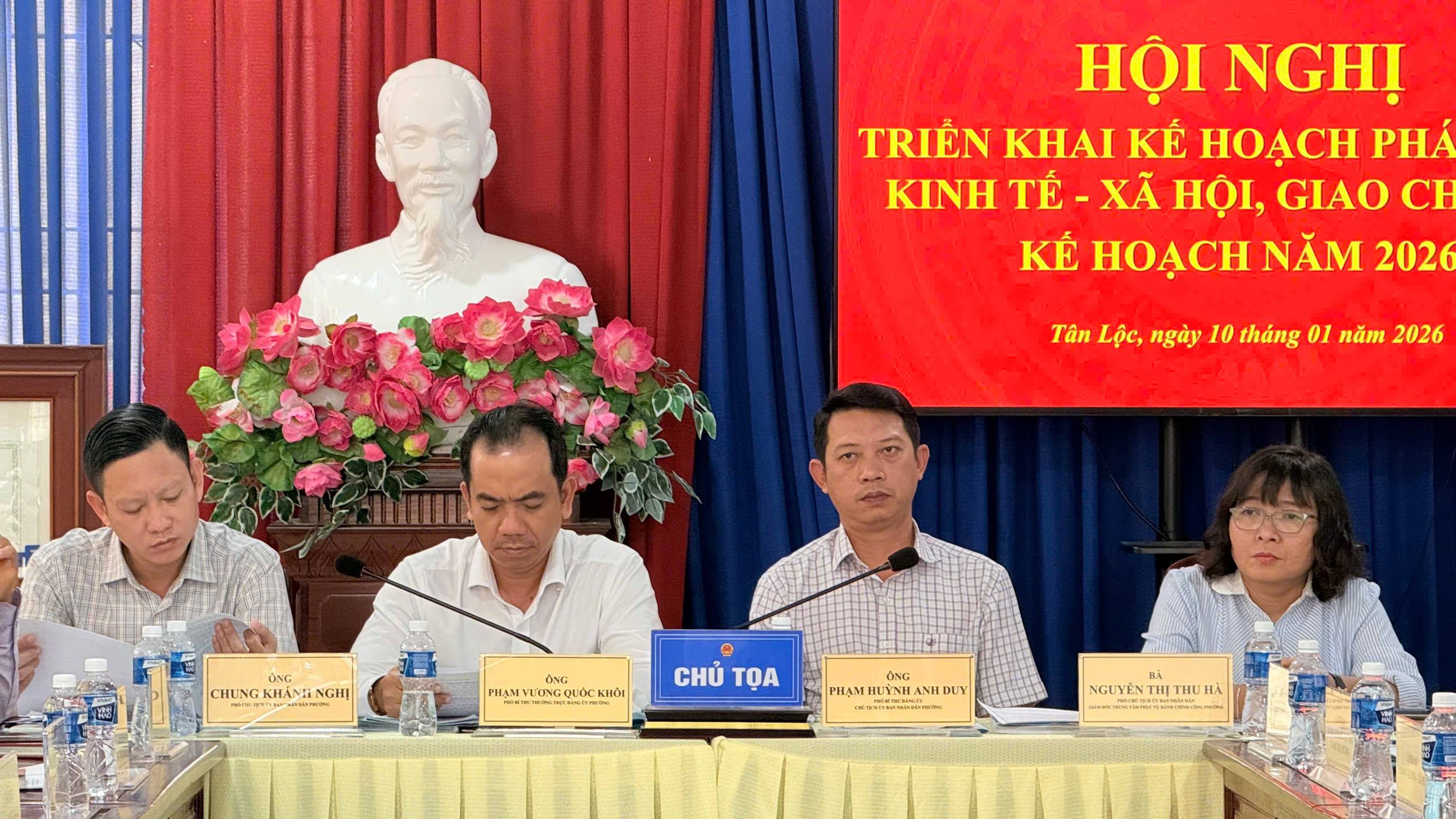 Tân Lộc triển khai kế hoạch phát triển kinh tế- xã hội năm 2026