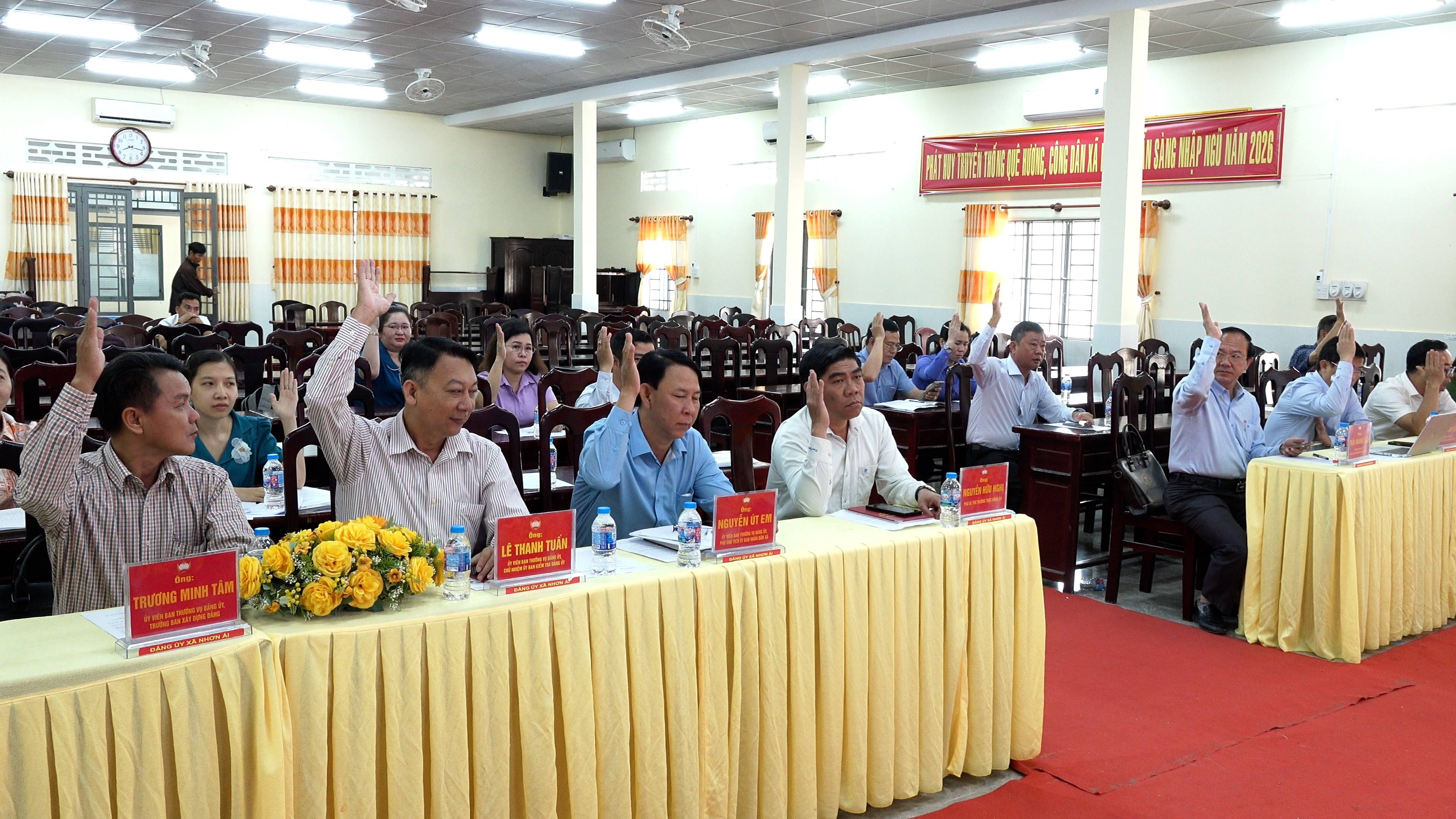 Nhơn Ái tổ chức Hội nghị hiệp thương lần thứ ba để lựa chọn, lập danh sách những người đủ tiêu chuẩn ứng cử Đại biểu Hội đồng nhân dân xã, nhiệm kỳ 2026 - 2031