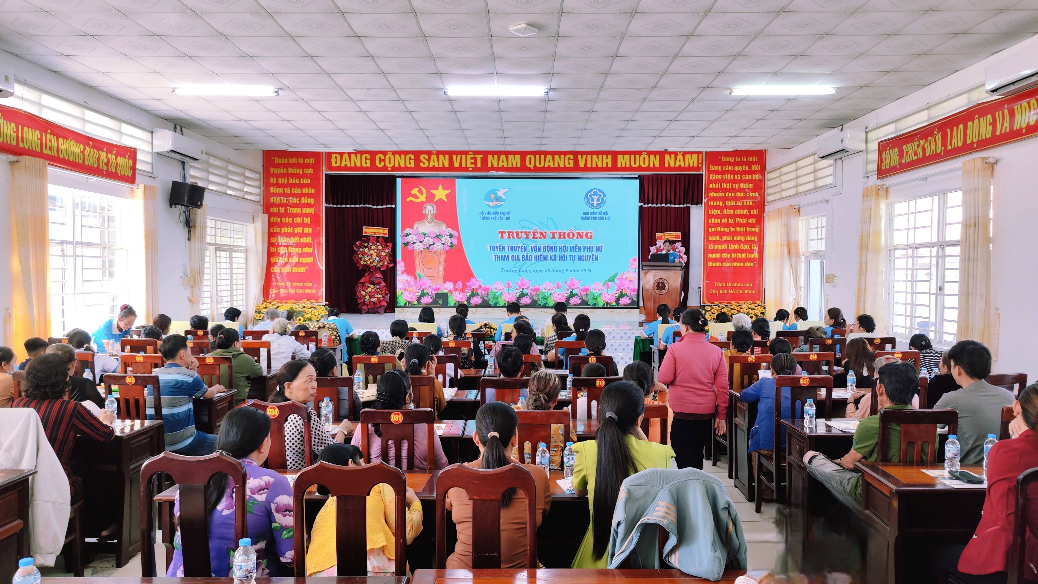 Trường Long tuyên truyền chính sách BHXH tự nguyện, ra mắt mô hình “Phụ nữ 3 cùng”