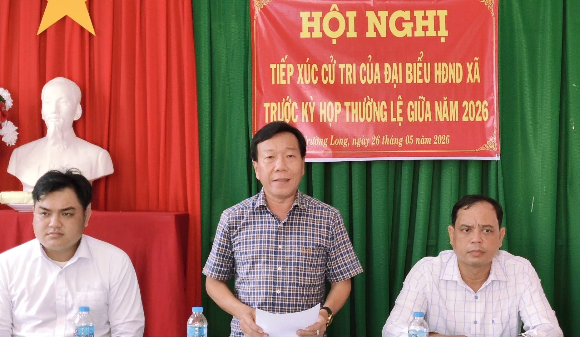 Tiếp xúc cử tri trước kỳ họp thường lệ giữa năm 2026