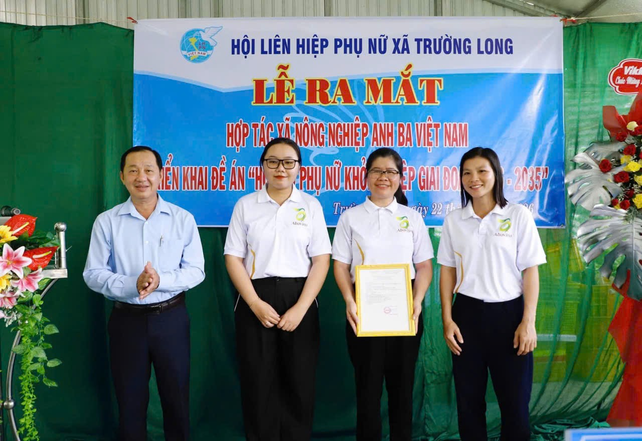Trường Long ra mắt Hợp tác xã Nông nghiệp Anh Ba Việt Nam