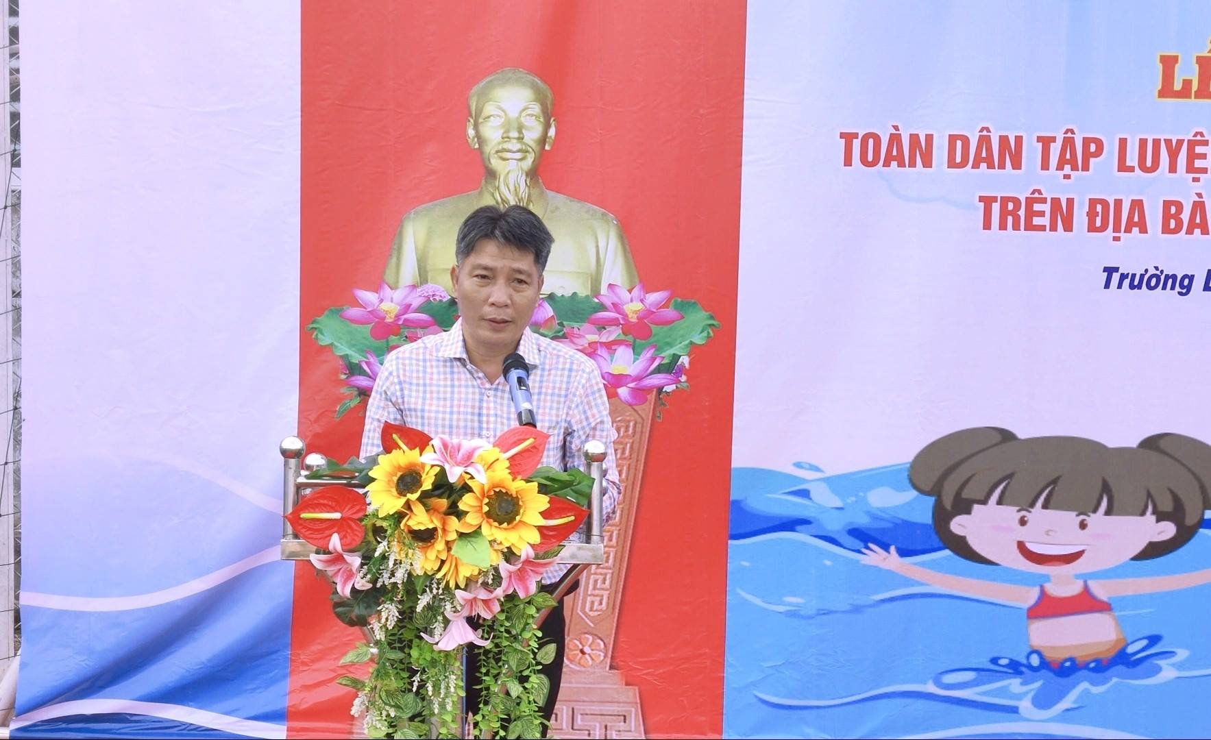 Trường Long phát động toàn dân tập luyện môn bơi phòng chống đuối Nước năm 2026