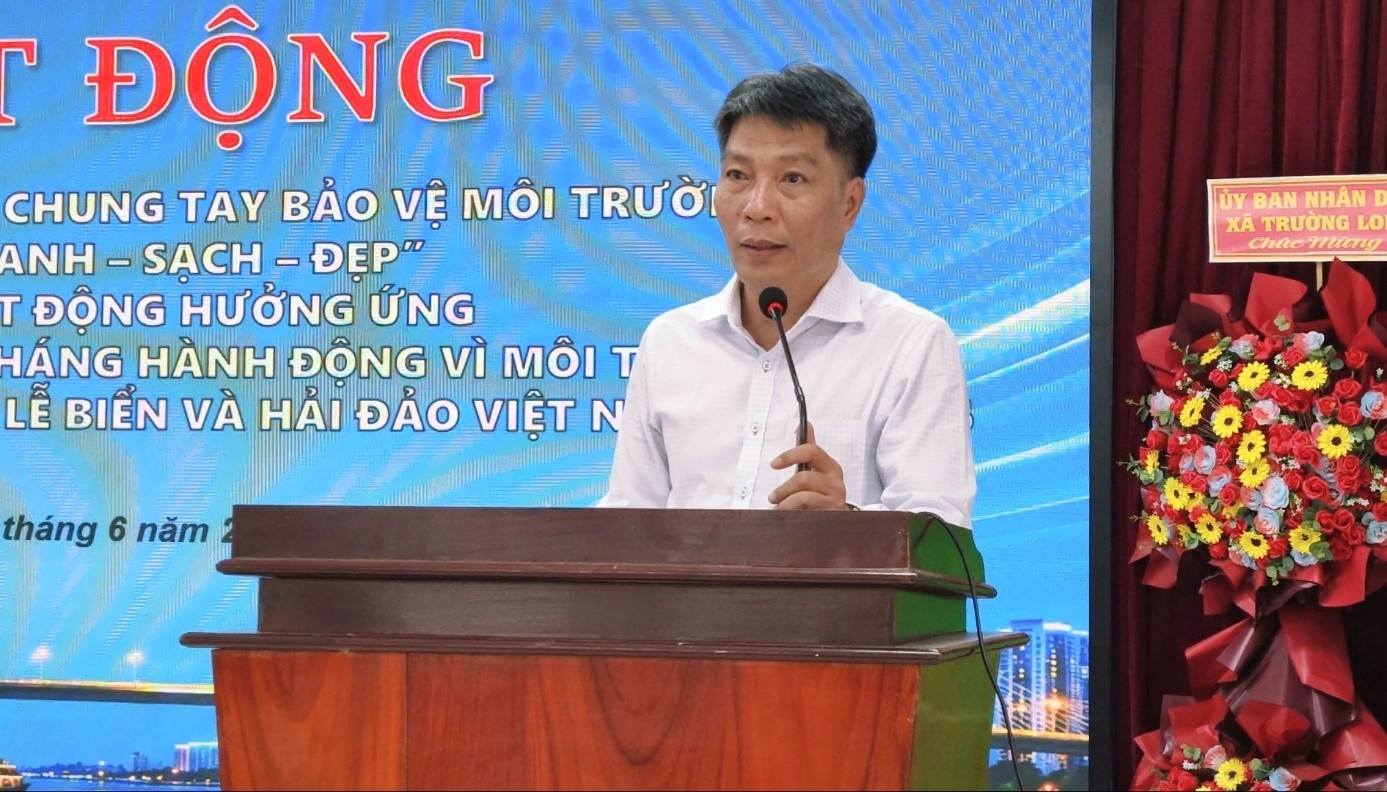 Trường Long phát động phong trào thi đua “Toàn dân chung tay bảo vệ môi trường, vì một Việt Nam xanh - sạch - đẹp” và các hoạt động hưởng ứng Ngày Môi trường Thế giới