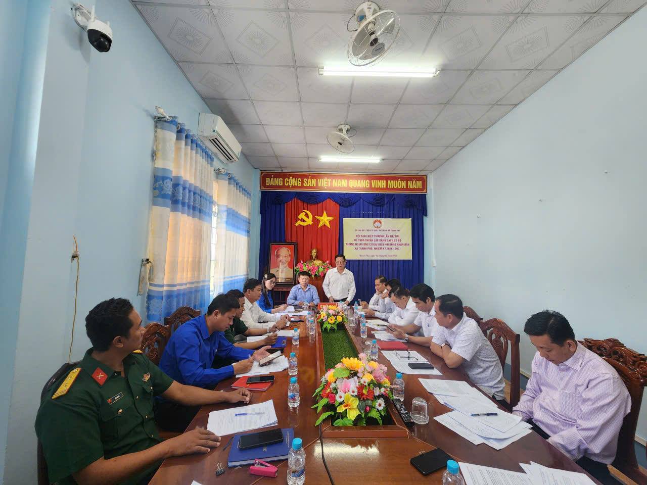 ỦY BAN MTTQ VIỆT NAM XÃ THẠNH PHÚ TỔ CHỨC HỘI NGHỊ HIỆP THƯƠNG LẦN THỨ HAI
